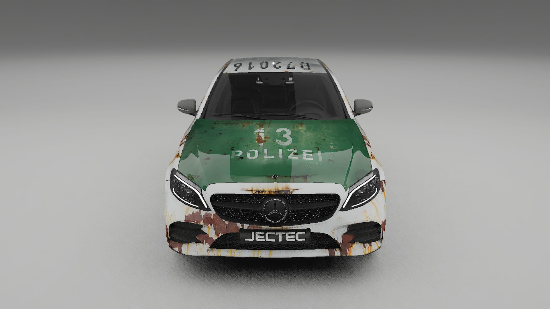 Mercedes C-class W205 AMG sedan COBRA 11 – Designad Wrap PPF-sats i utskrivbar polyuretanfilm