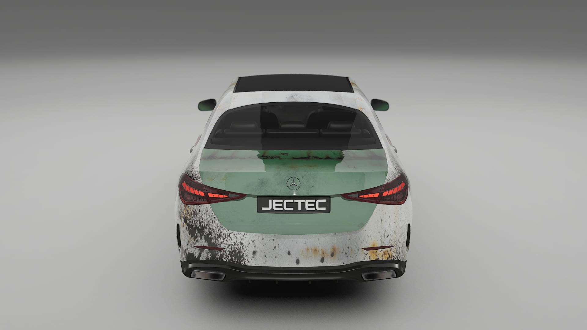 Mercedes C-class W206 COBRA 11 – Designad Wrap PPF-sats i utskrivbar polyuretanfilm