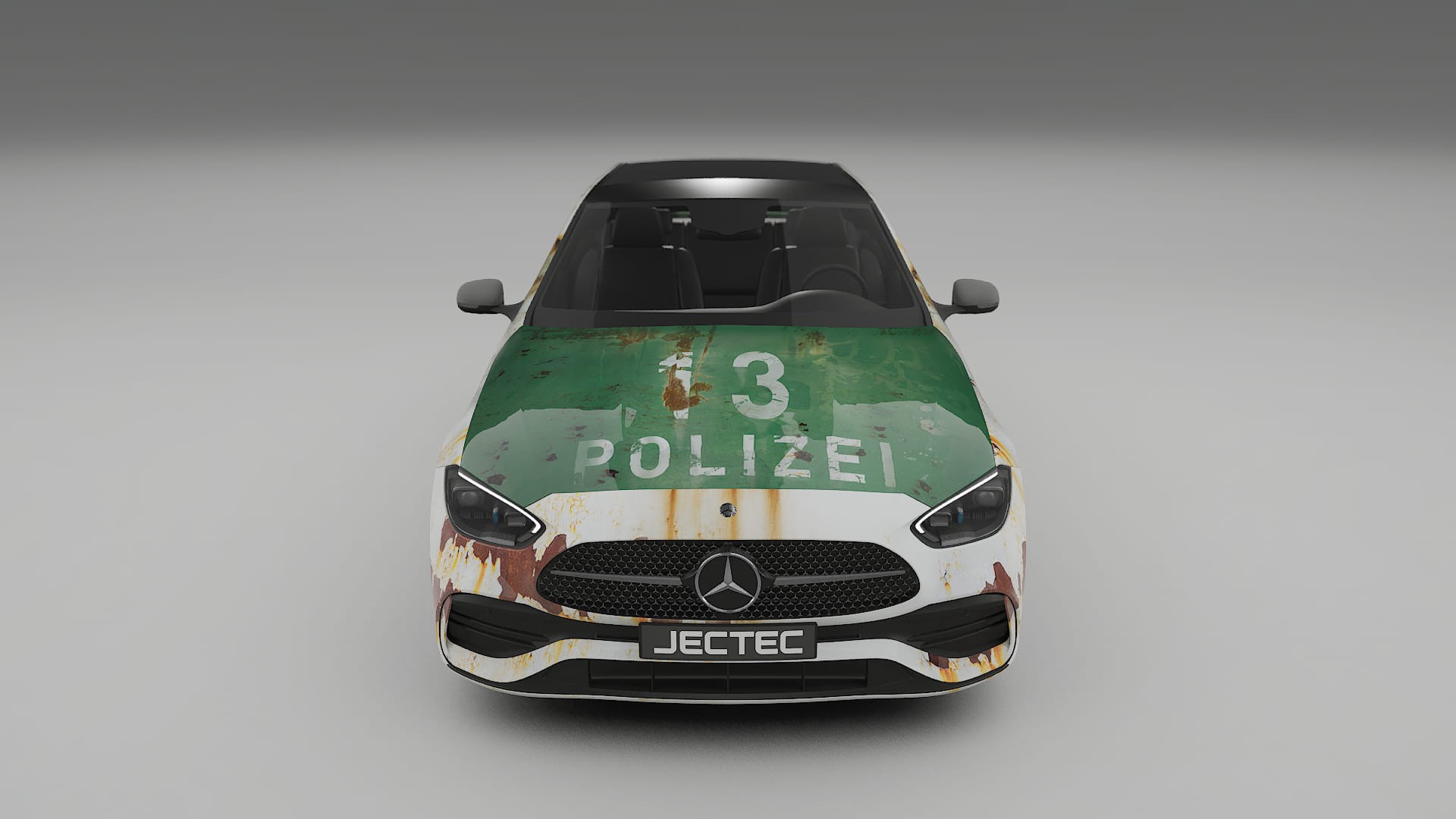 Mercedes C-class W206 COBRA 11 – Designad Wrap PPF-sats i utskrivbar polyuretanfilm