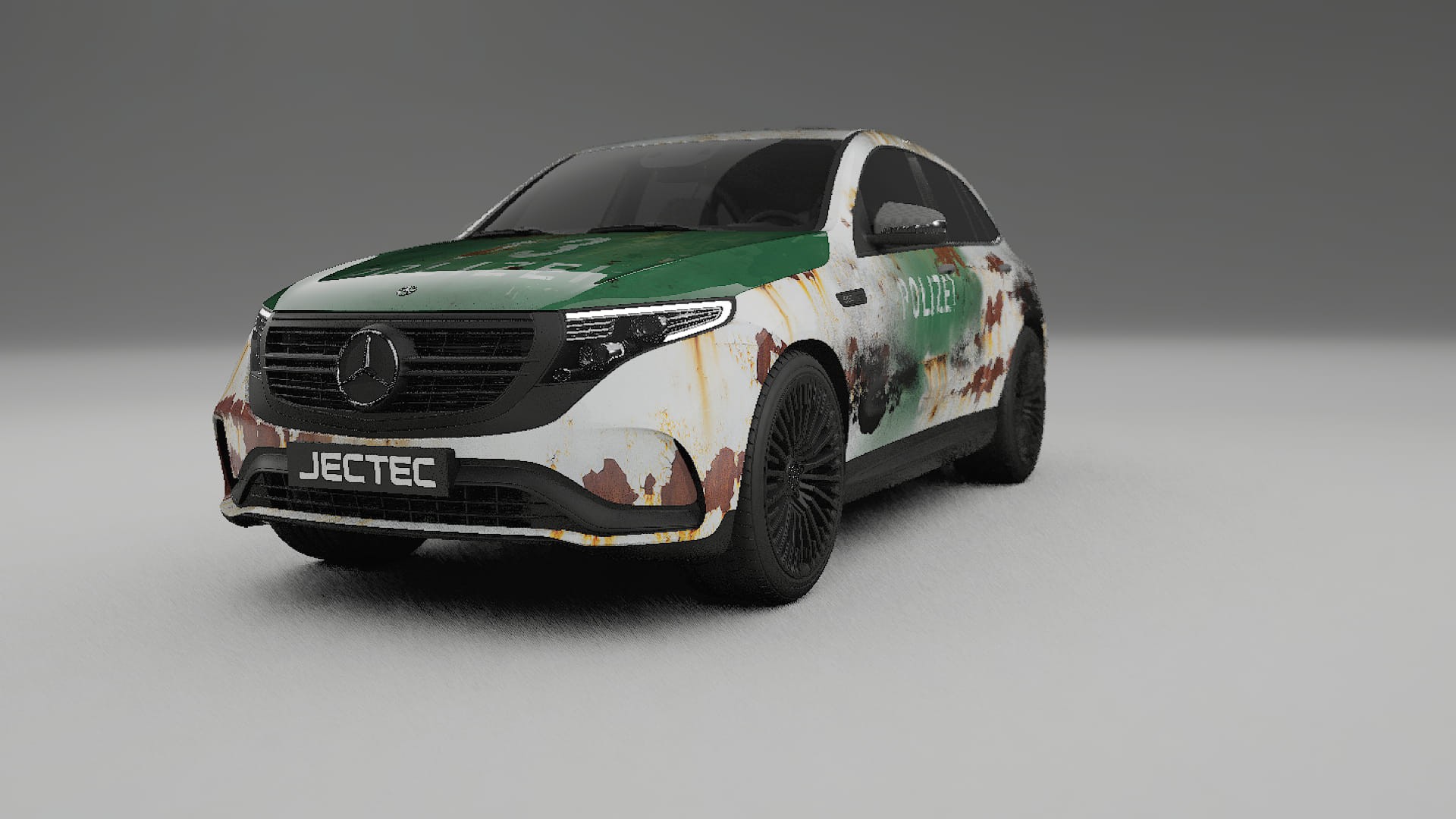 Mercedes EQC AMG COBRA 11 – Designad Wrap PPF-sats i utskrivbar polyuretanfilm