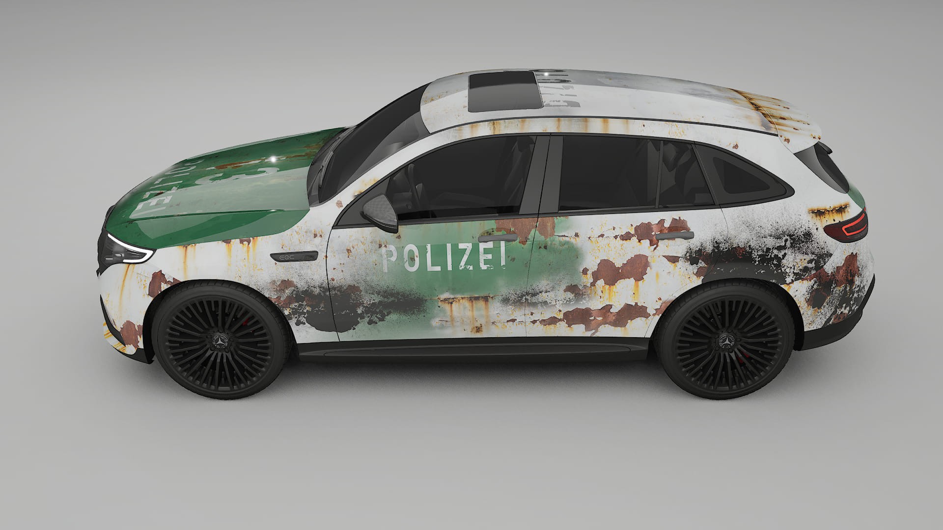 Mercedes EQC AMG COBRA 11 – Designad Wrap PPF-sats i utskrivbar polyuretanfilm