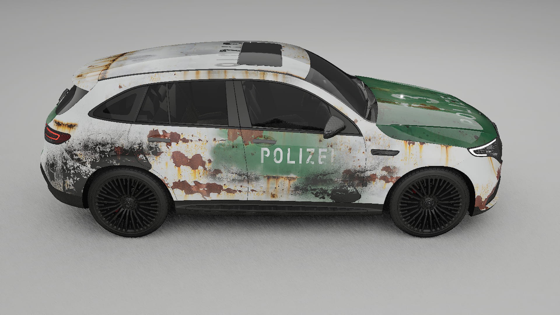 Mercedes EQC AMG COBRA 11 – Designad Wrap PPF-sats i utskrivbar polyuretanfilm