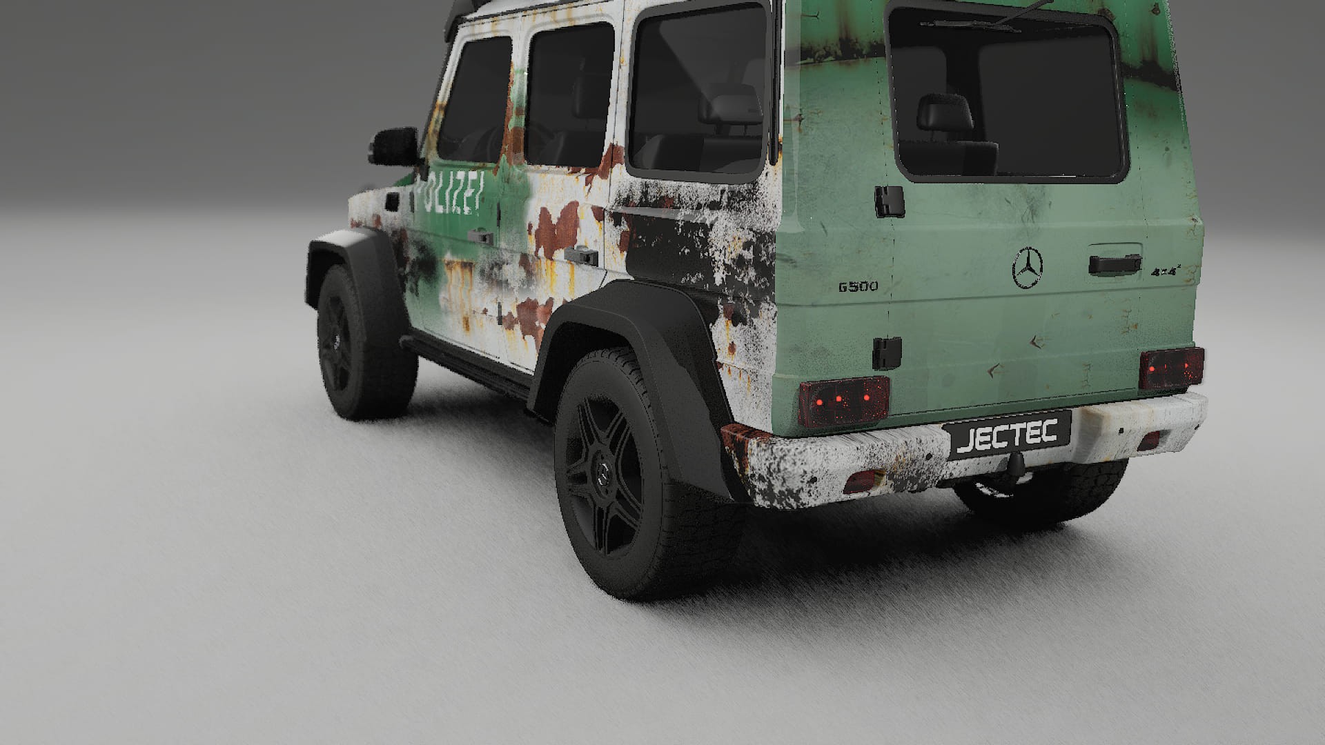 Mercedes G-class 4x4 W463 COBRA 11 – Designad Wrap PPF-sats i utskrivbar polyuretanfilm