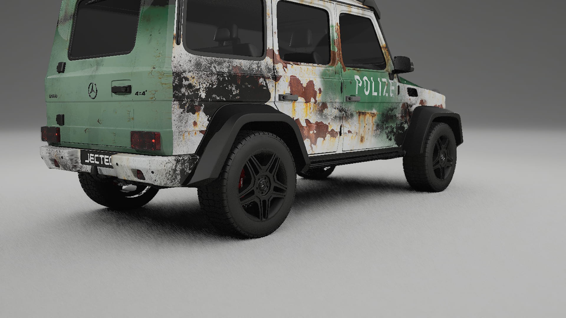 Mercedes G-class 4x4 W463 COBRA 11 – Designad Wrap PPF-sats i utskrivbar polyuretanfilm
