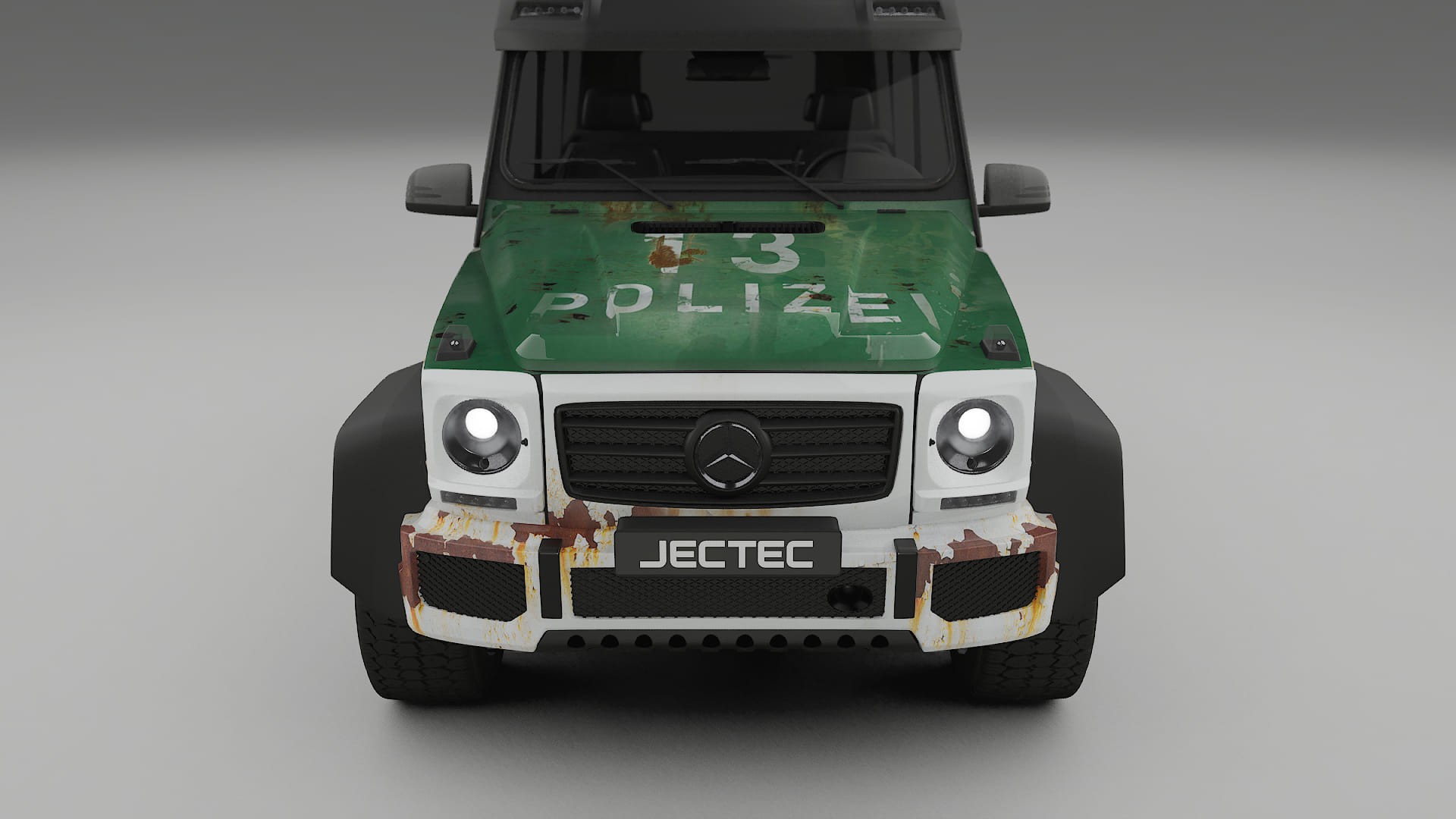 Mercedes G-class 4x4 W463 COBRA 11 – Designad Wrap PPF-sats i utskrivbar polyuretanfilm