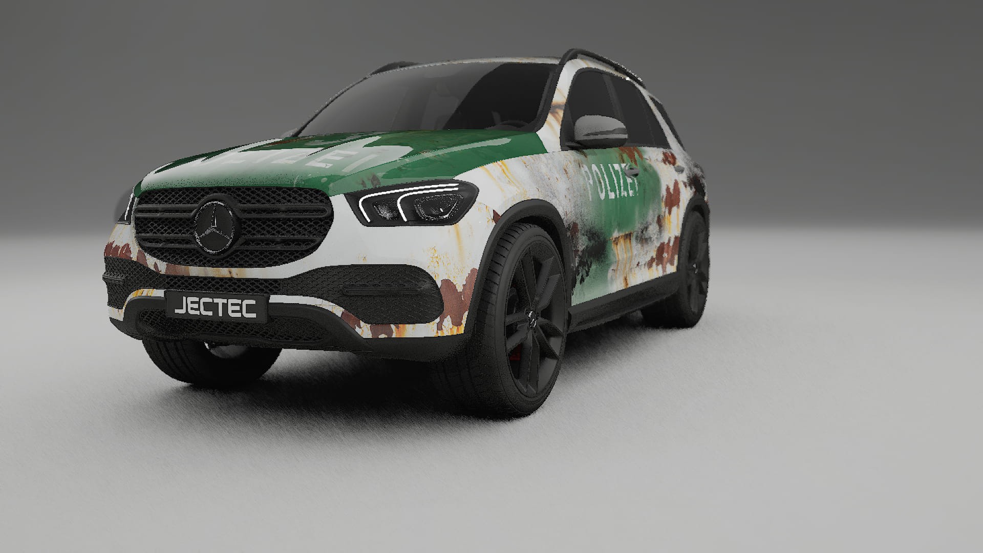 Mercedes GLE W167 COBRA 11 – Designad Wrap PPF-sats i utskrivbar polyuretanfilm