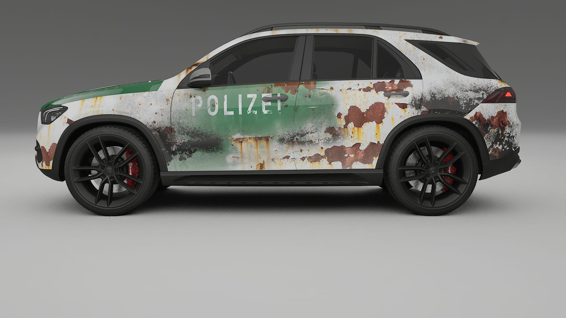 Mercedes GLE W167 COBRA 11 – Designad Wrap PPF-sats i utskrivbar polyuretanfilm
