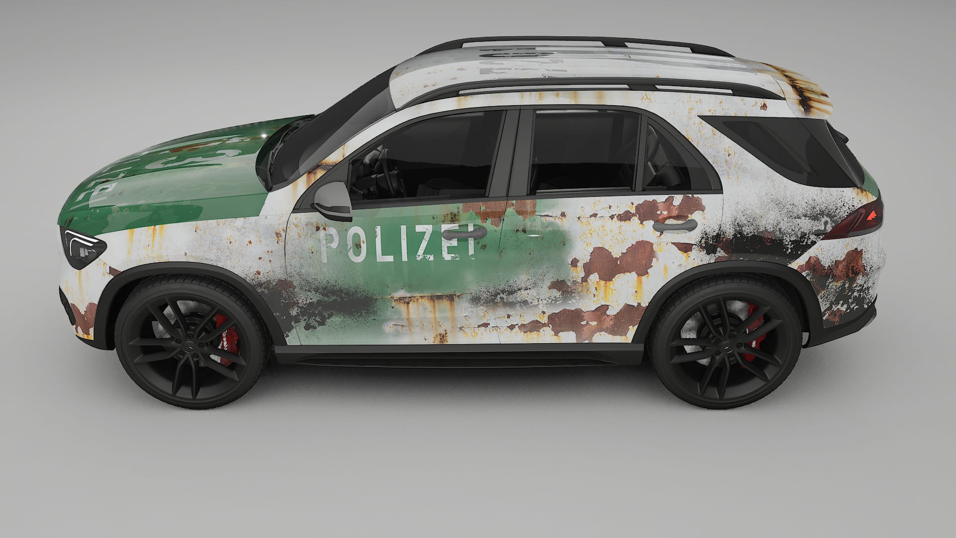 Mercedes GLE W167 COBRA 11 – Designad Wrap PPF-sats i utskrivbar polyuretanfilm
