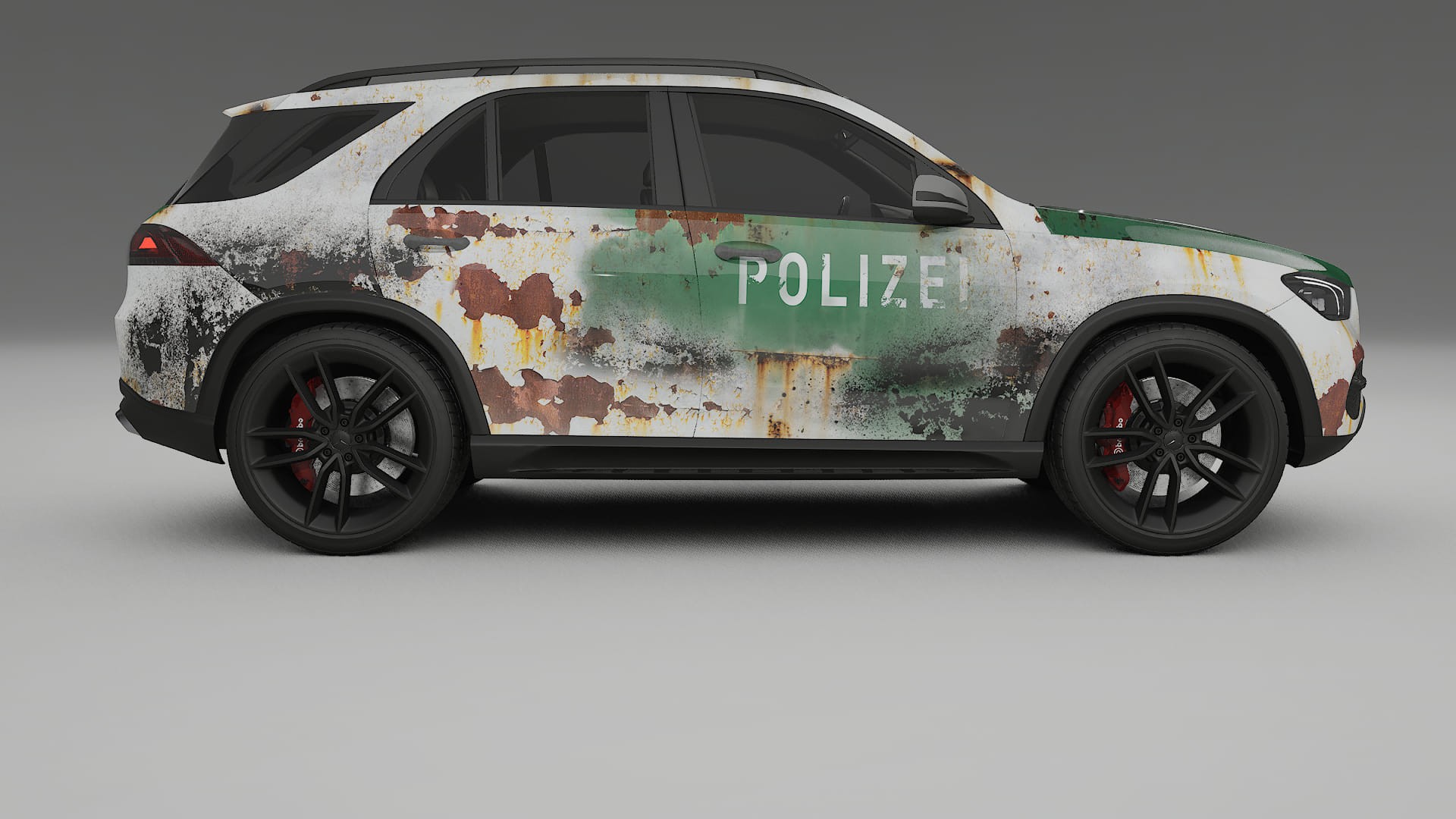 Mercedes GLE W167 COBRA 11 – Designad Wrap PPF-sats i utskrivbar polyuretanfilm