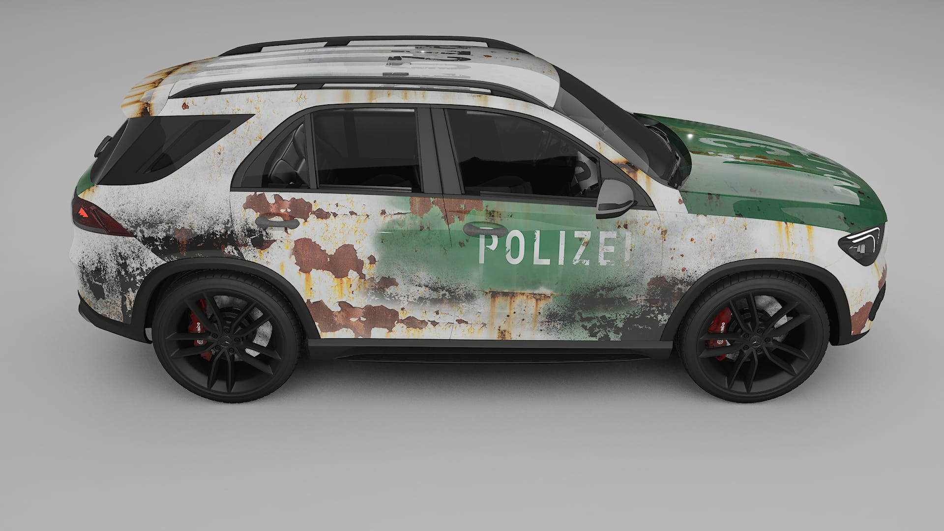 Mercedes GLE W167 COBRA 11 – Designad Wrap PPF-sats i utskrivbar polyuretanfilm