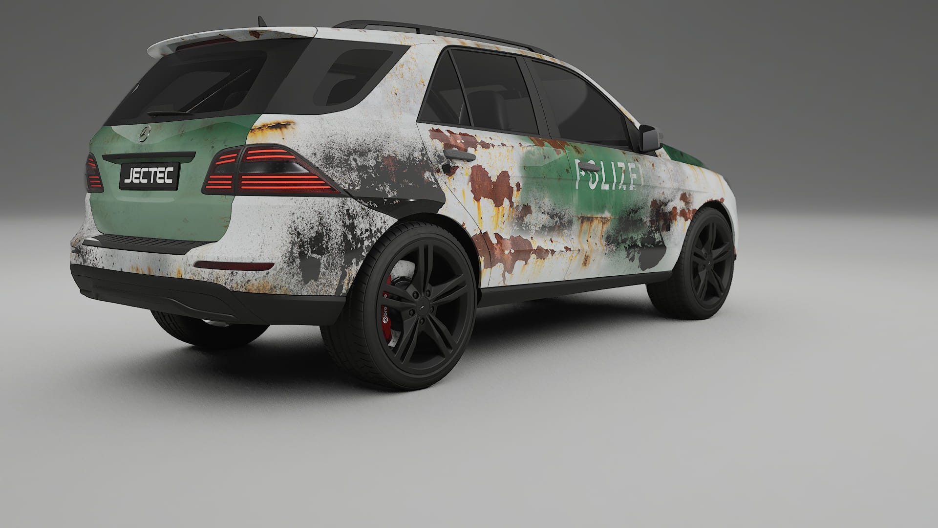 Mercedes M-class W166 COBRA 11 – Designad Wrap PPF-sats i utskrivbar polyuretanfilm