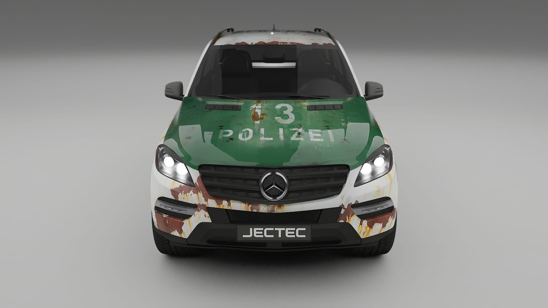 Mercedes M-class W166 COBRA 11 – Designad Wrap PPF-sats i utskrivbar polyuretanfilm