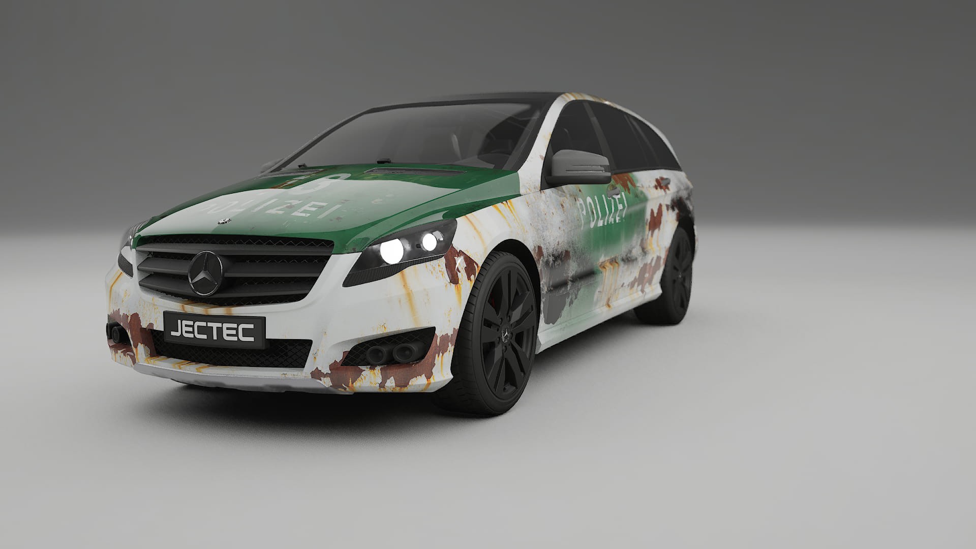 Mercedes R-class W251 facelift LCI COBRA 11 – Designad Wrap PPF-sats i utskrivbar polyuretanfilm