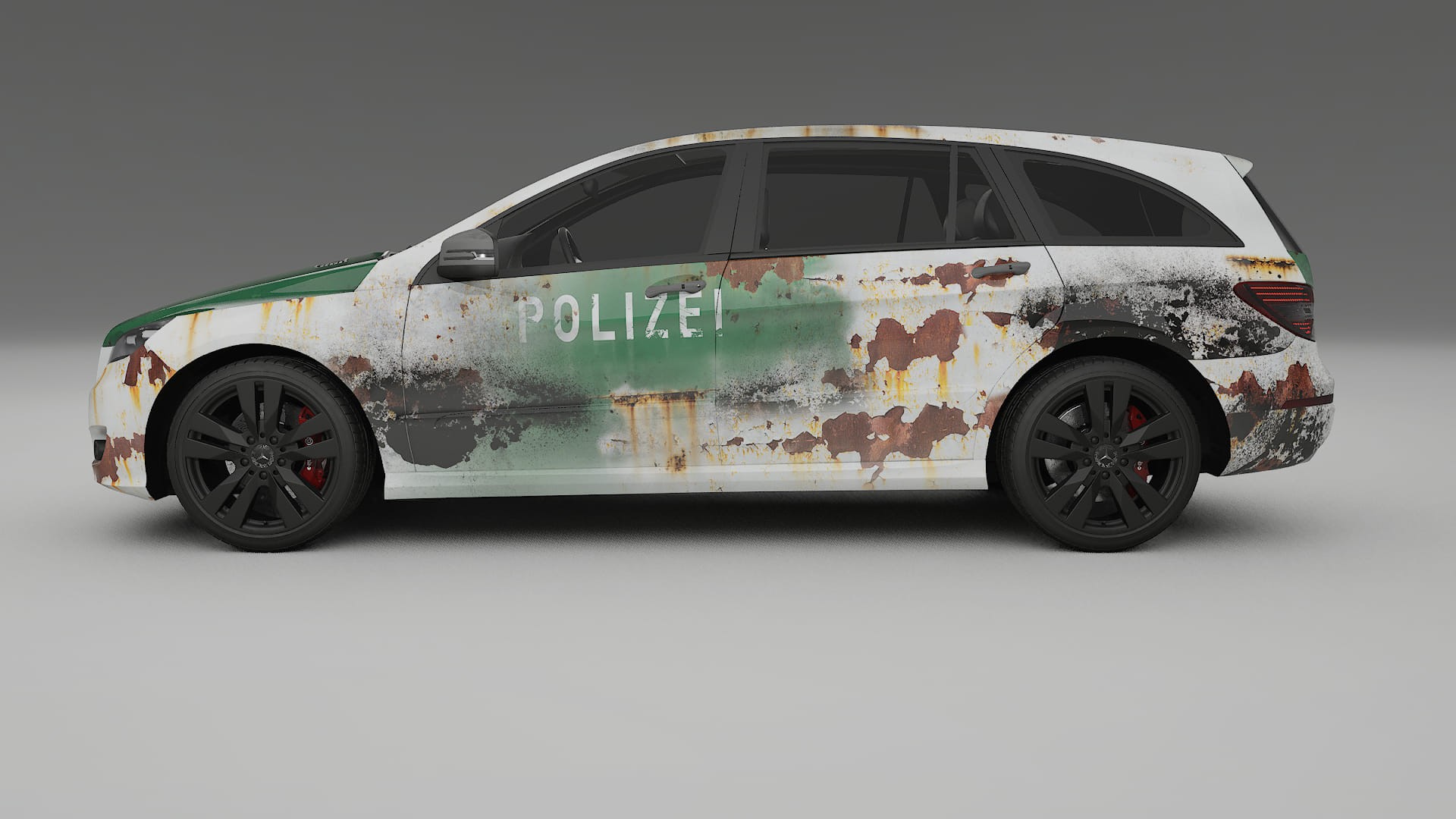 Mercedes R-class W251 facelift LCI COBRA 11 – Designad Wrap PPF-sats i utskrivbar polyuretanfilm