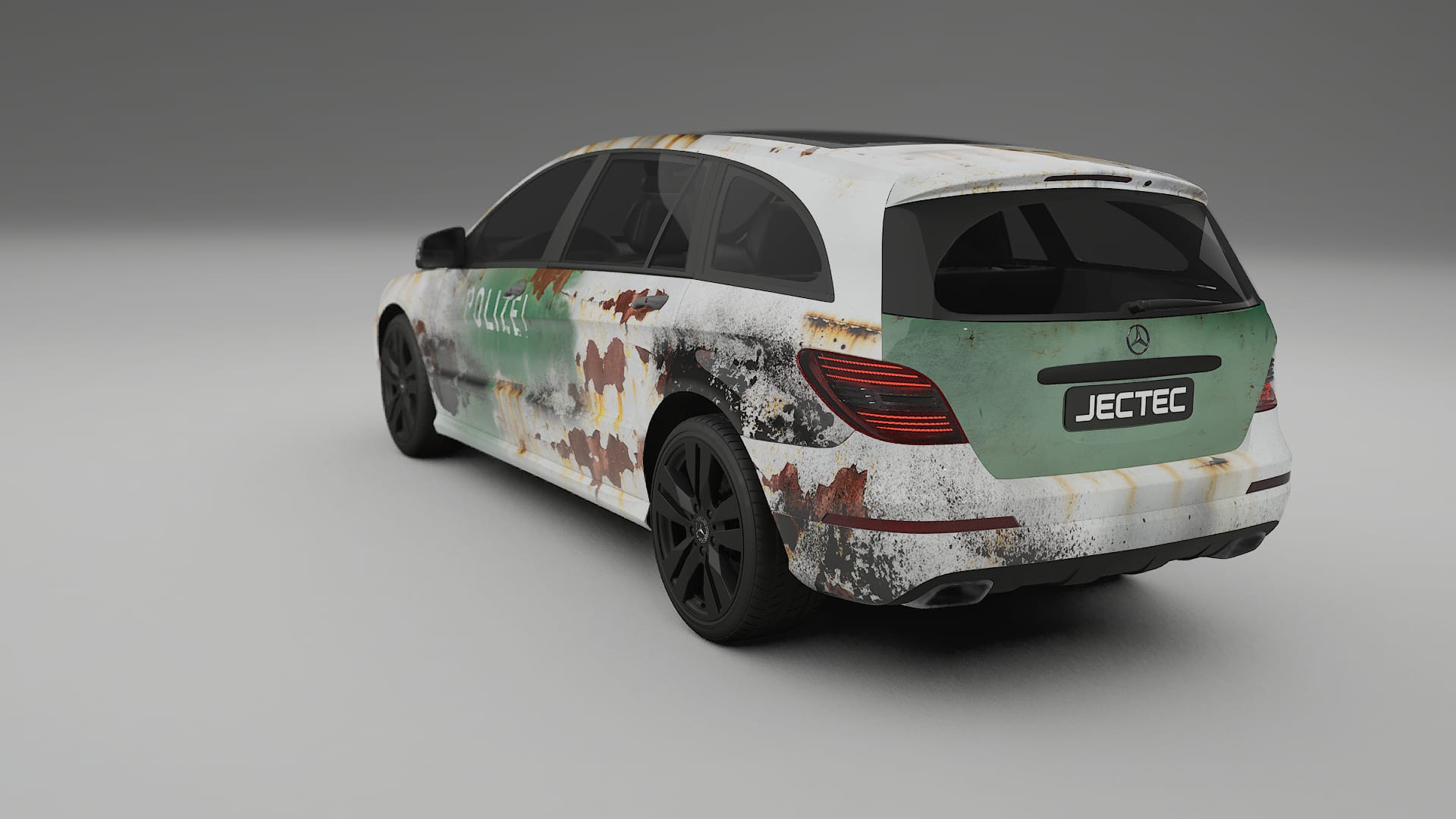 Mercedes R-class W251 facelift LCI COBRA 11 – Designad Wrap PPF-sats i utskrivbar polyuretanfilm