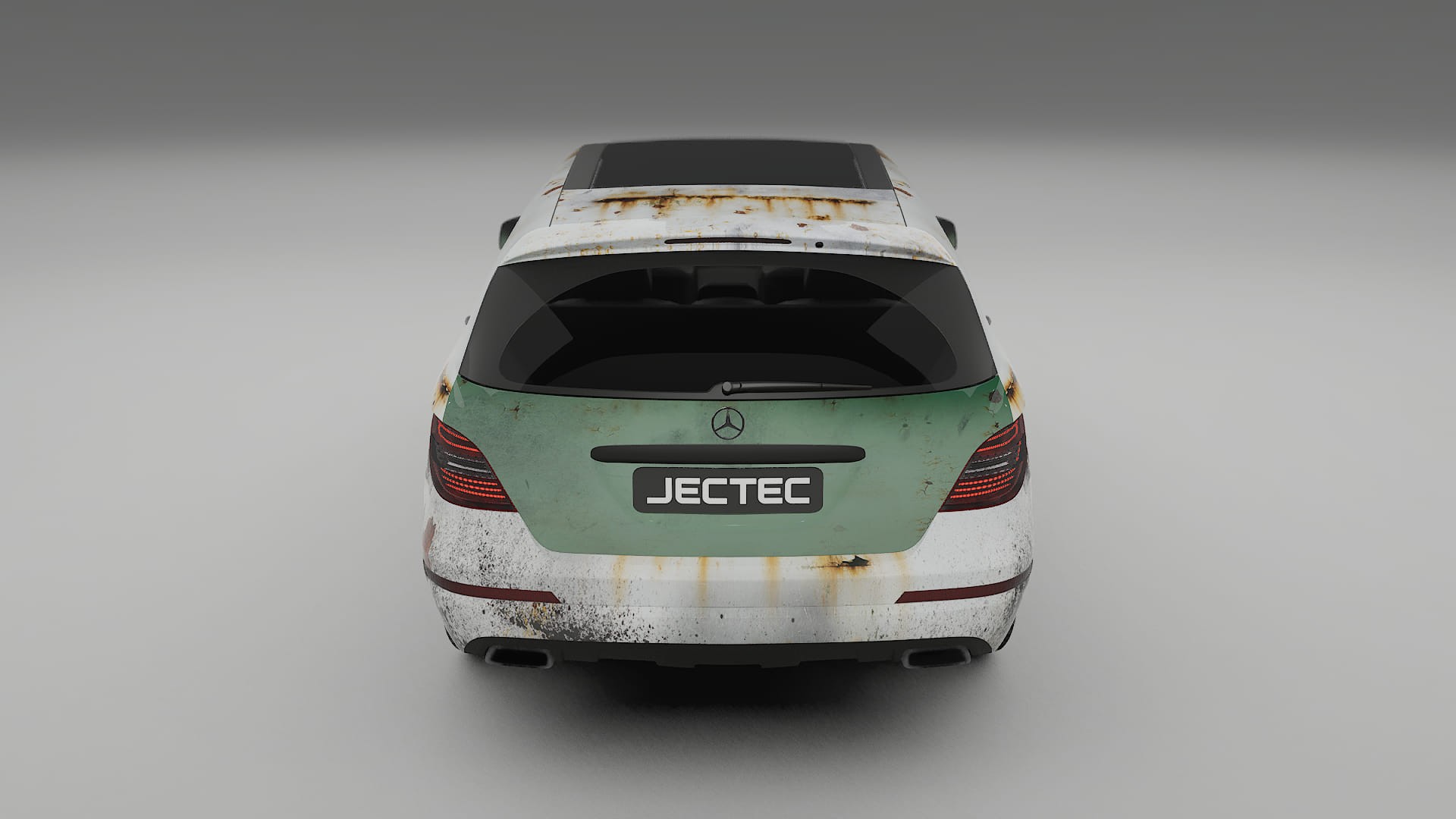 Mercedes R-class W251 facelift LCI COBRA 11 – Designad Wrap PPF-sats i utskrivbar polyuretanfilm