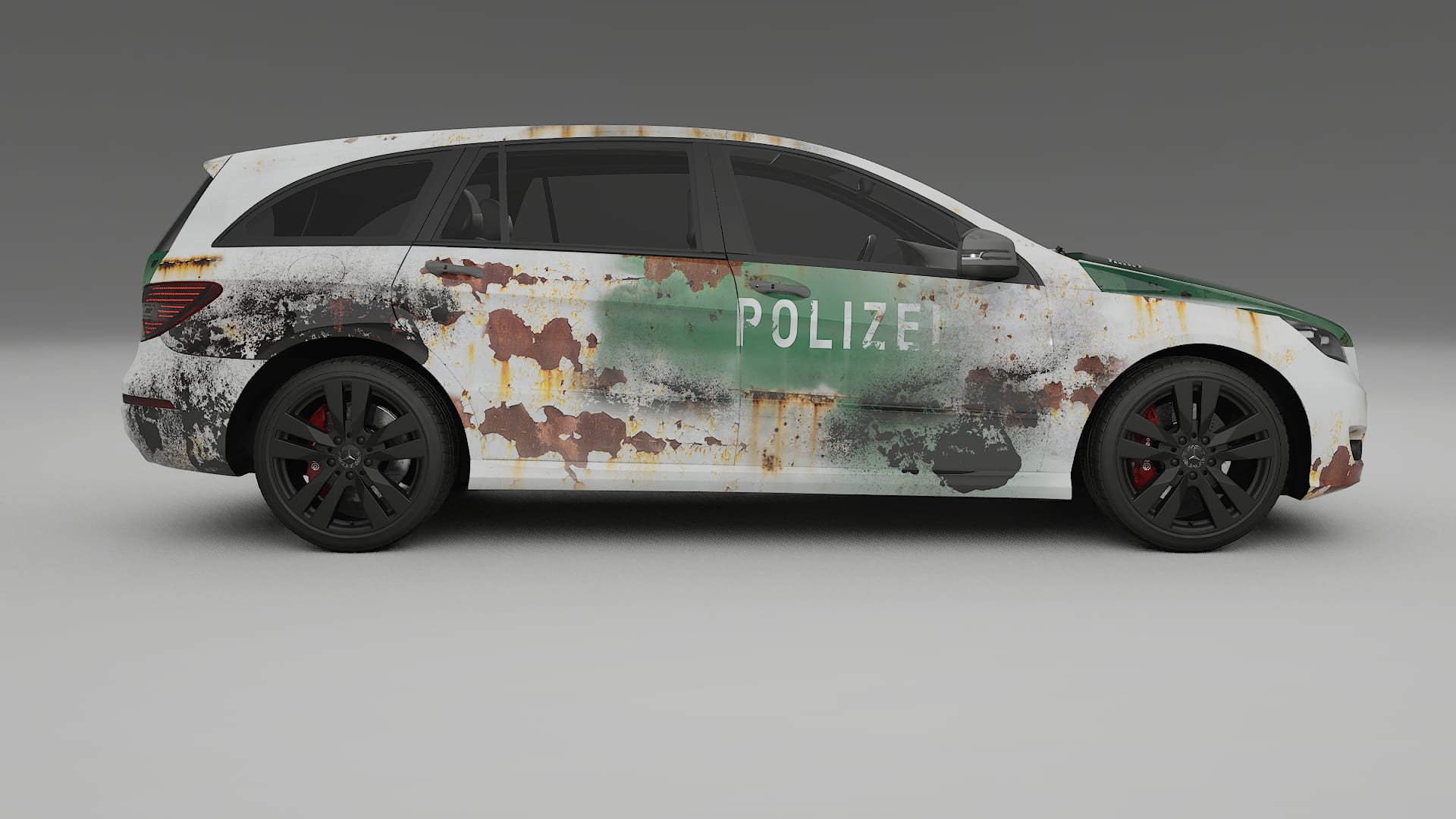 Mercedes R-class W251 facelift LCI COBRA 11 – Designad Wrap PPF-sats i utskrivbar polyuretanfilm