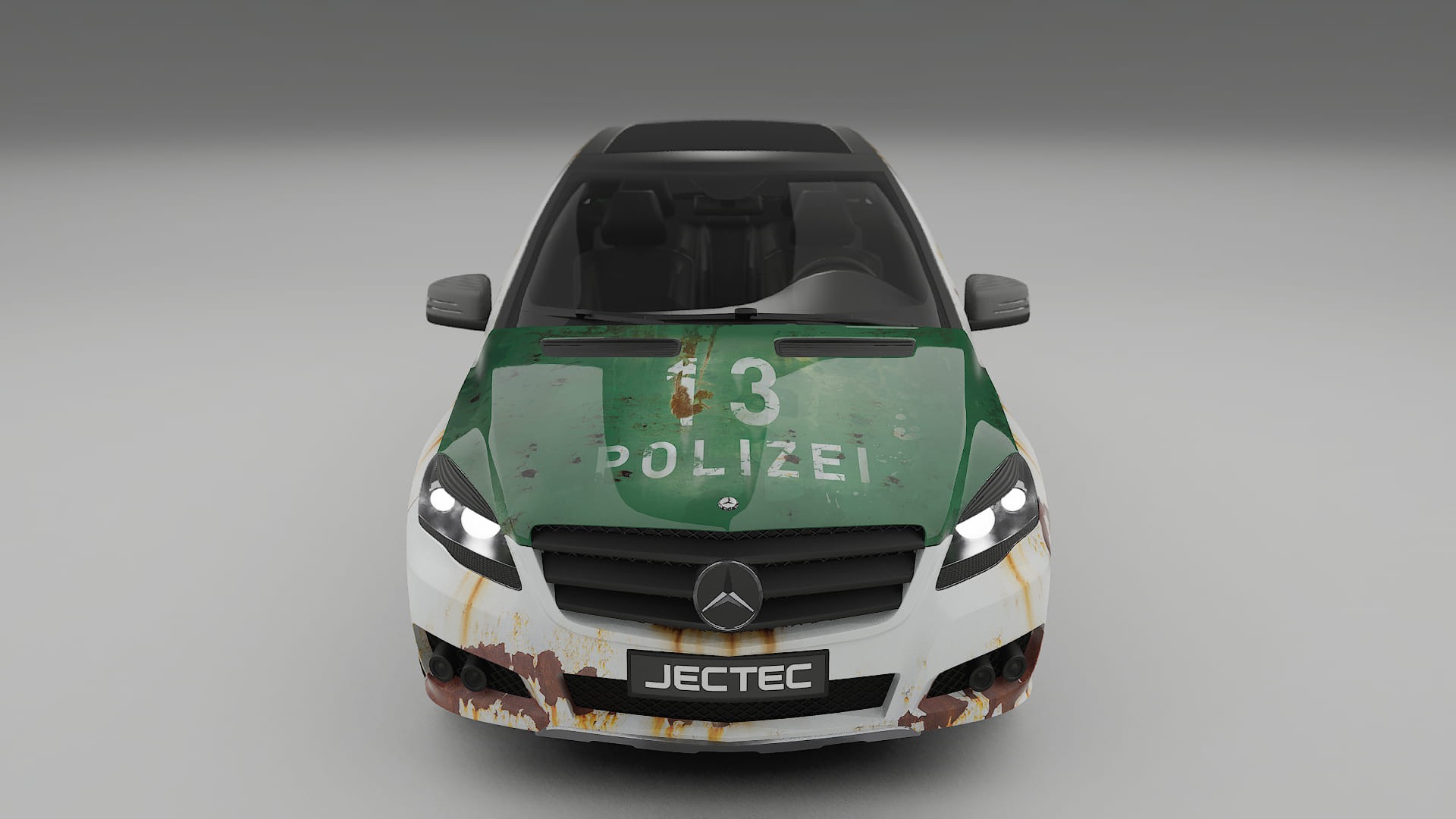 Mercedes R-class W251 facelift LCI COBRA 11 – Designad Wrap PPF-sats i utskrivbar polyuretanfilm