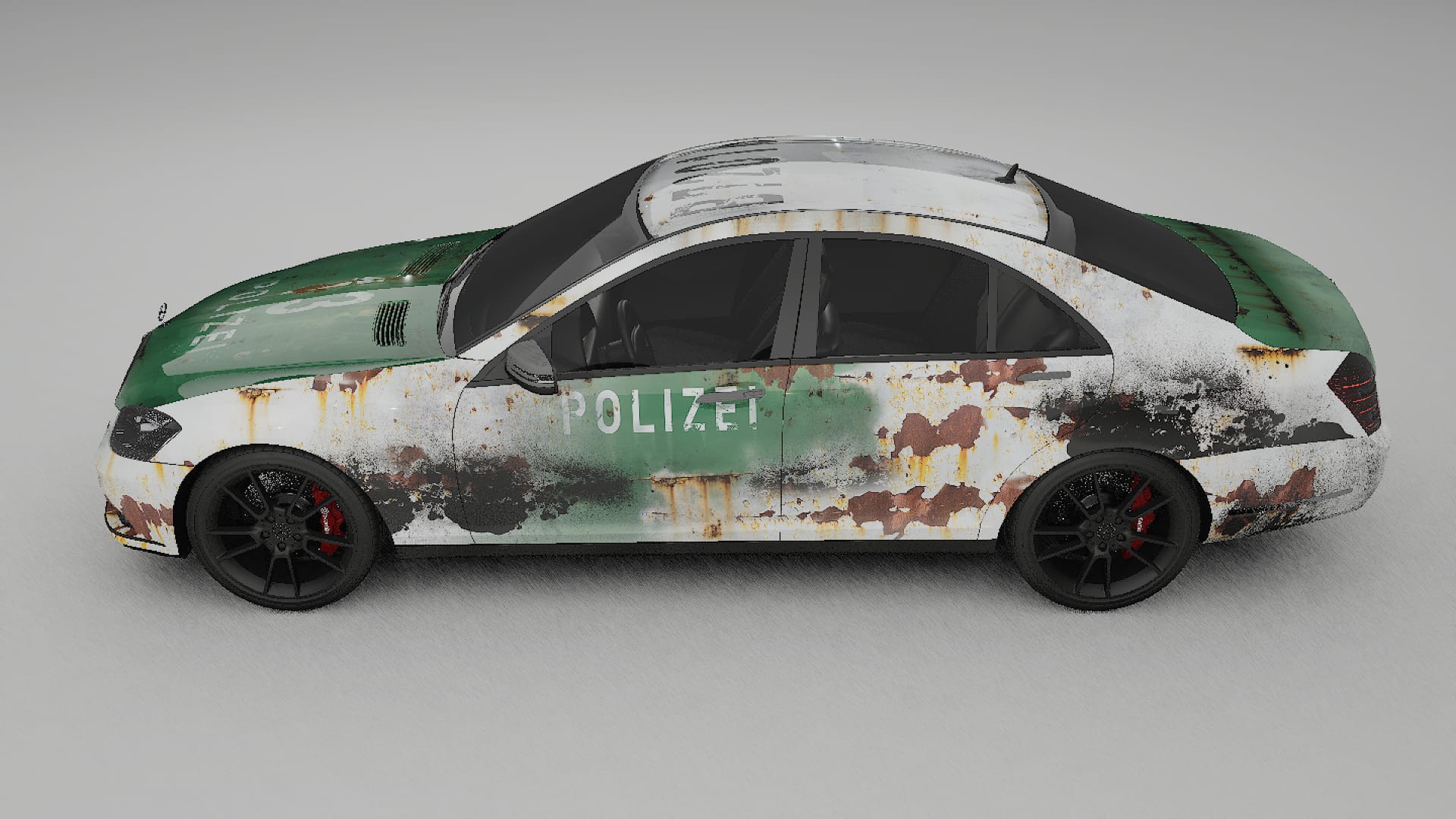 Mercedes S-class W221 facelift LCI COBRA 11 – Designad Wrap PPF-sats i utskrivbar polyuretanfilm