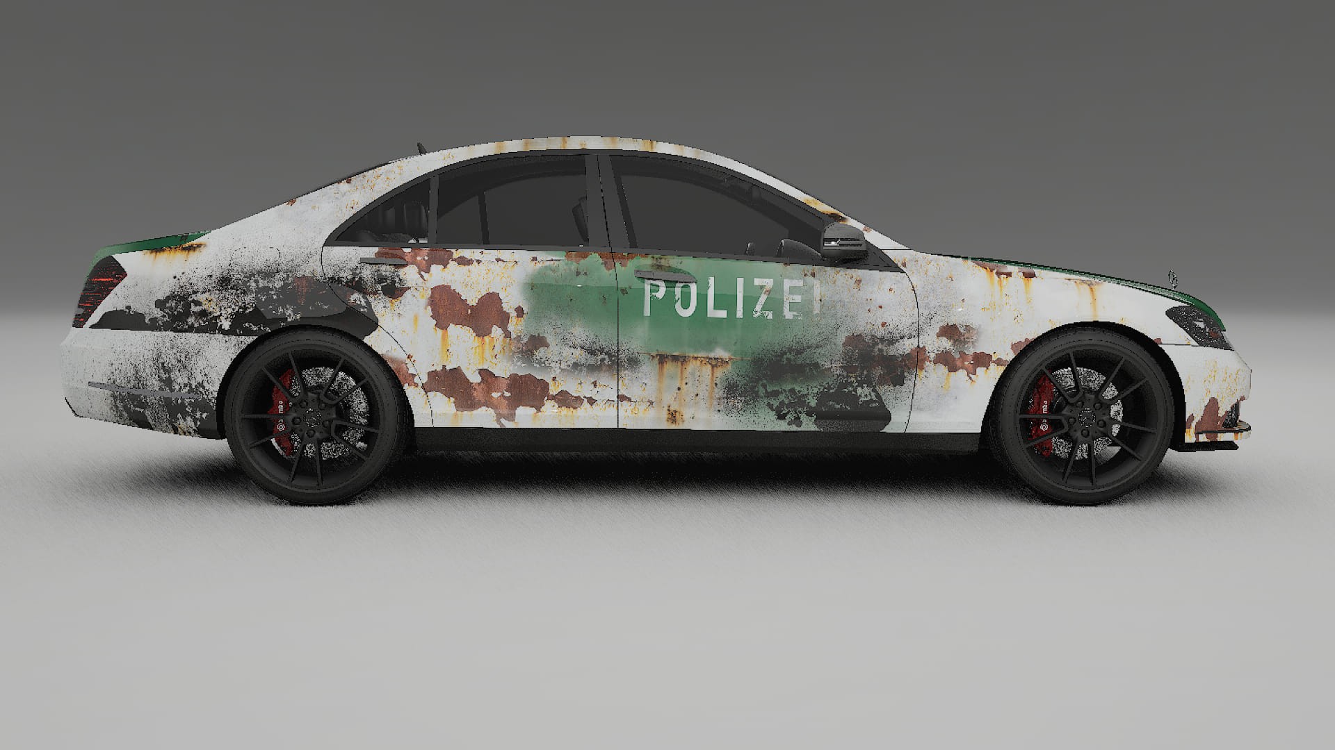 Mercedes S-class W221 facelift LCI COBRA 11 – Designad Wrap PPF-sats i utskrivbar polyuretanfilm