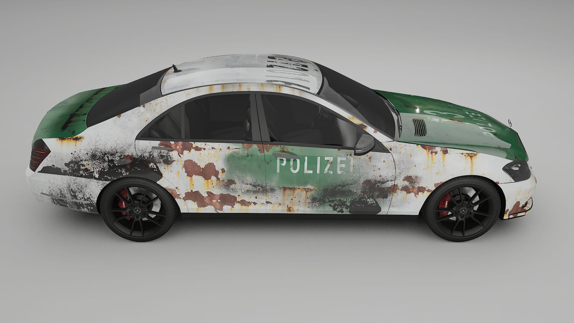 Mercedes S-class W221 facelift LCI COBRA 11 – Designad Wrap PPF-sats i utskrivbar polyuretanfilm