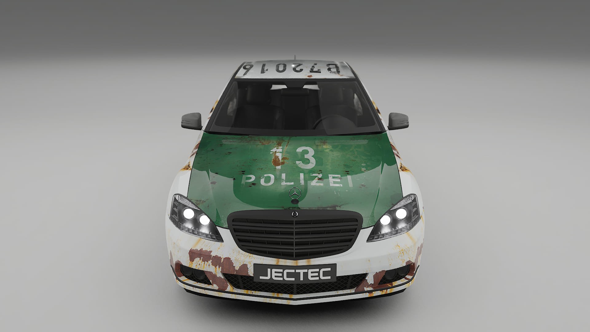 Mercedes S-class W221 facelift LCI COBRA 11 – Designad Wrap PPF-sats i utskrivbar polyuretanfilm