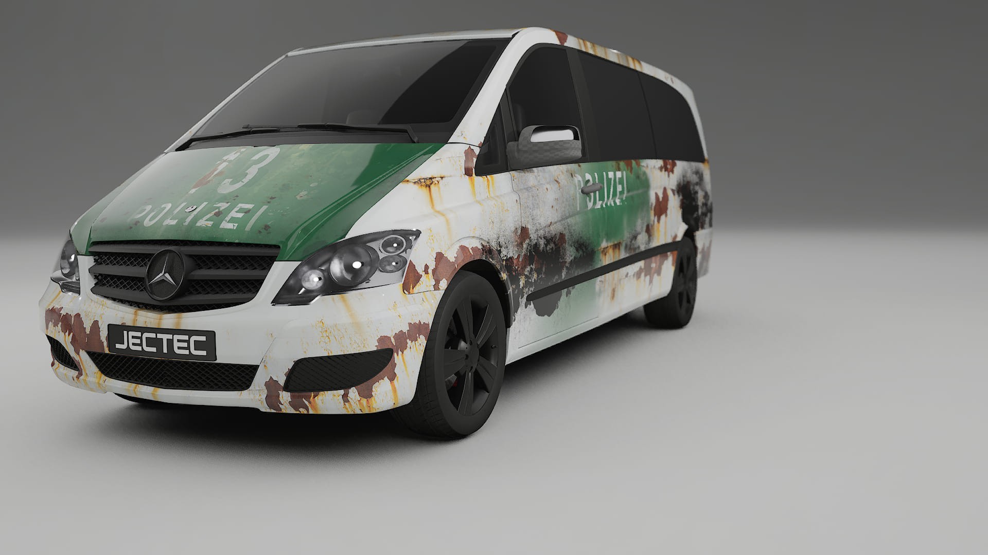 Mercedes Viano Extralong W439 Facelift LCI COBRA 11 – Designad Wrap PPF-sats i utskrivbar polyuretanfilm