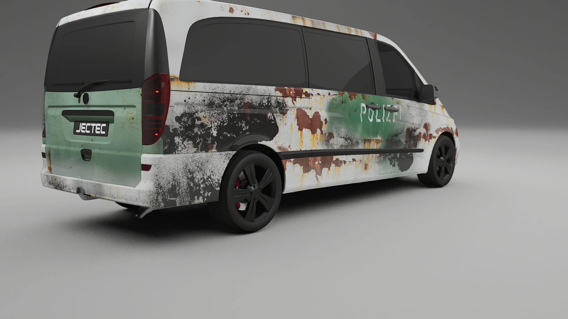 Mercedes Viano Extralong W439 Facelift LCI COBRA 11 – Designad Wrap PPF-sats i utskrivbar polyuretanfilm