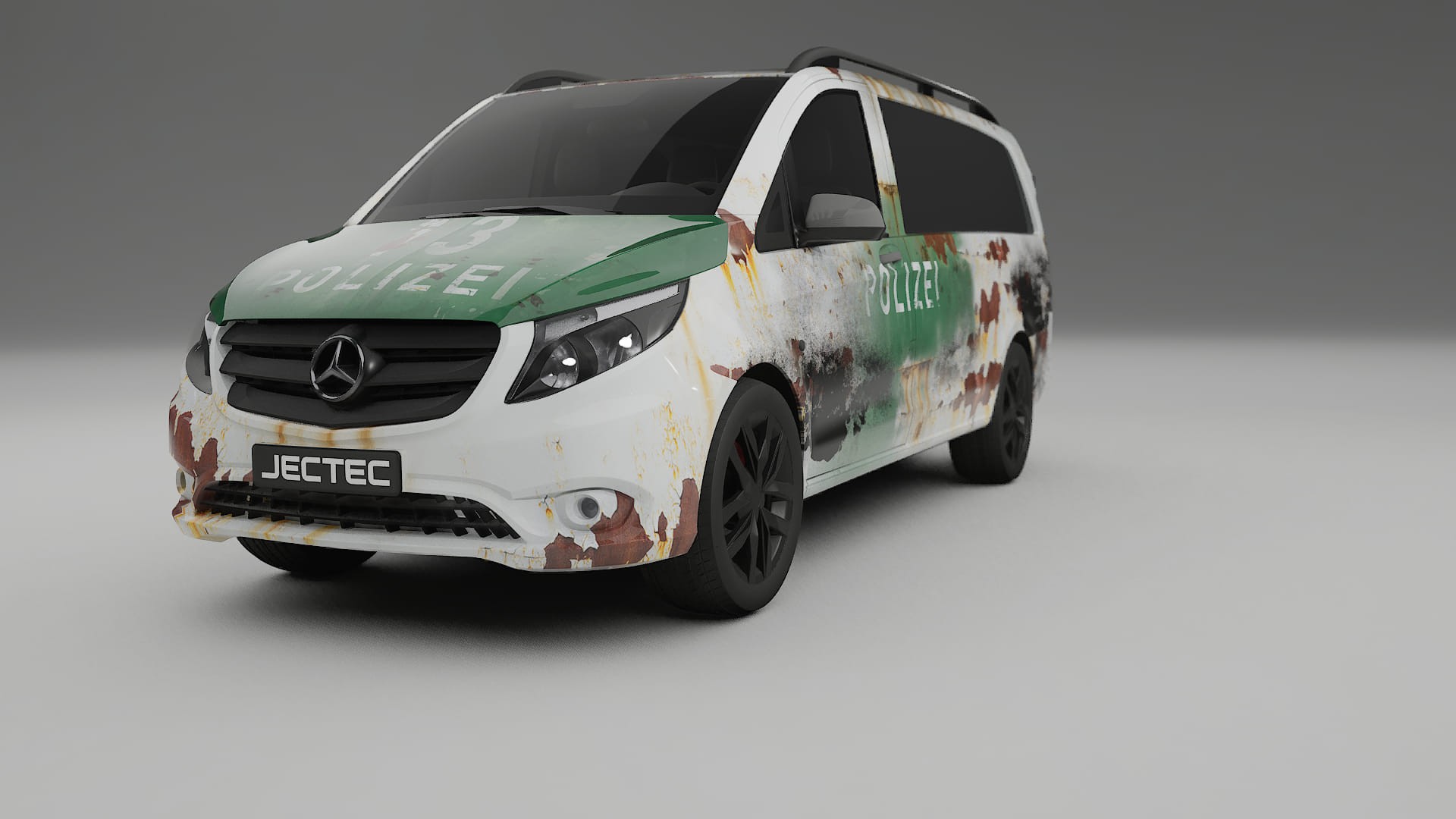 Mercedes Vito Short W447 prefacelift pre-LCI COBRA 11 – Designad Wrap PPF-sats i utskrivbar polyuretanfilm