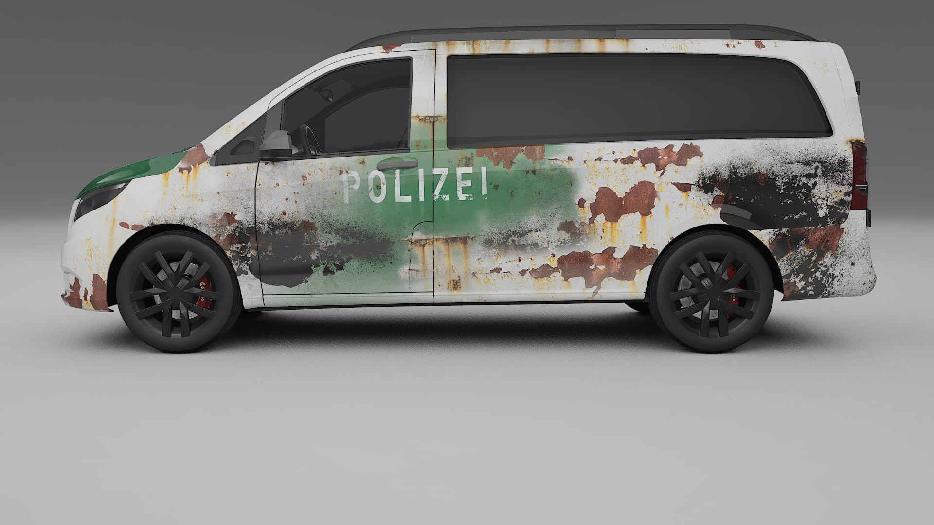 Mercedes Vito Short W447 prefacelift pre-LCI COBRA 11 – Designad Wrap PPF-sats i utskrivbar polyuretanfilm