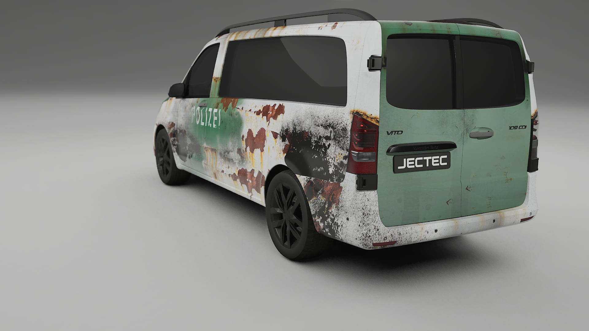 Mercedes Vito Short W447 prefacelift pre-LCI COBRA 11 – Designad Wrap PPF-sats i utskrivbar polyuretanfilm