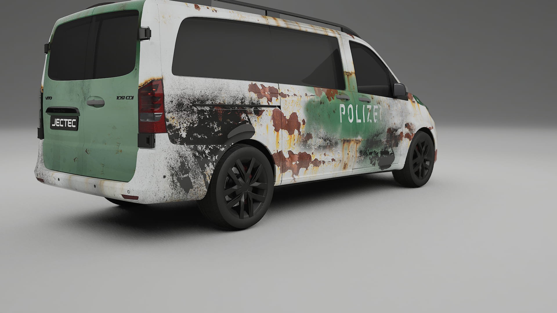 Mercedes Vito Short W447 prefacelift pre-LCI COBRA 11 – Designad Wrap PPF-sats i utskrivbar polyuretanfilm