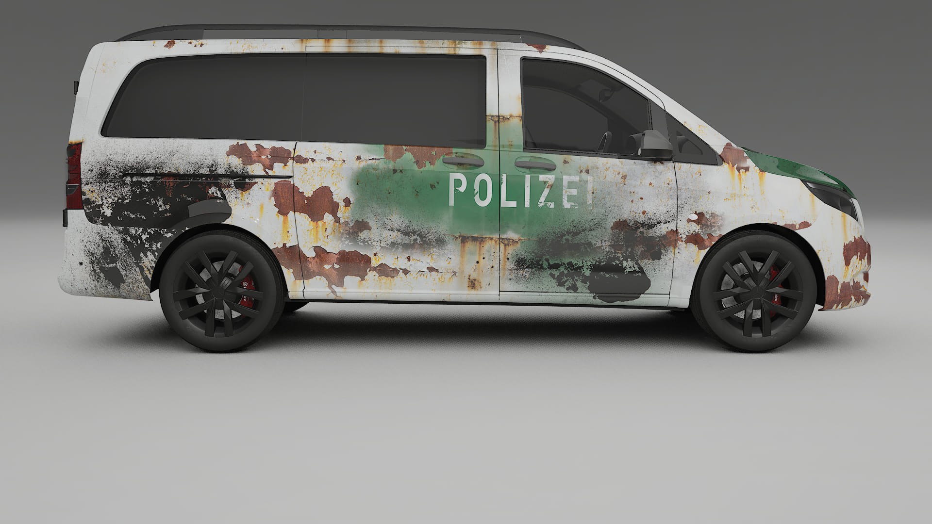 Mercedes Vito Short W447 prefacelift pre-LCI COBRA 11 – Designad Wrap PPF-sats i utskrivbar polyuretanfilm