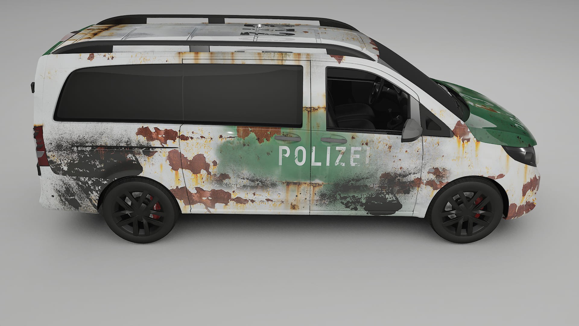 Mercedes Vito Short W447 prefacelift pre-LCI COBRA 11 – Designad Wrap PPF-sats i utskrivbar polyuretanfilm