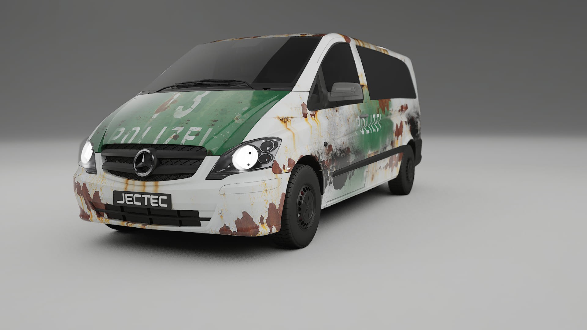 Mercedes Vito Short W639 facelift LCI COBRA 11 – Designad Wrap PPF-sats i utskrivbar polyuretanfilm