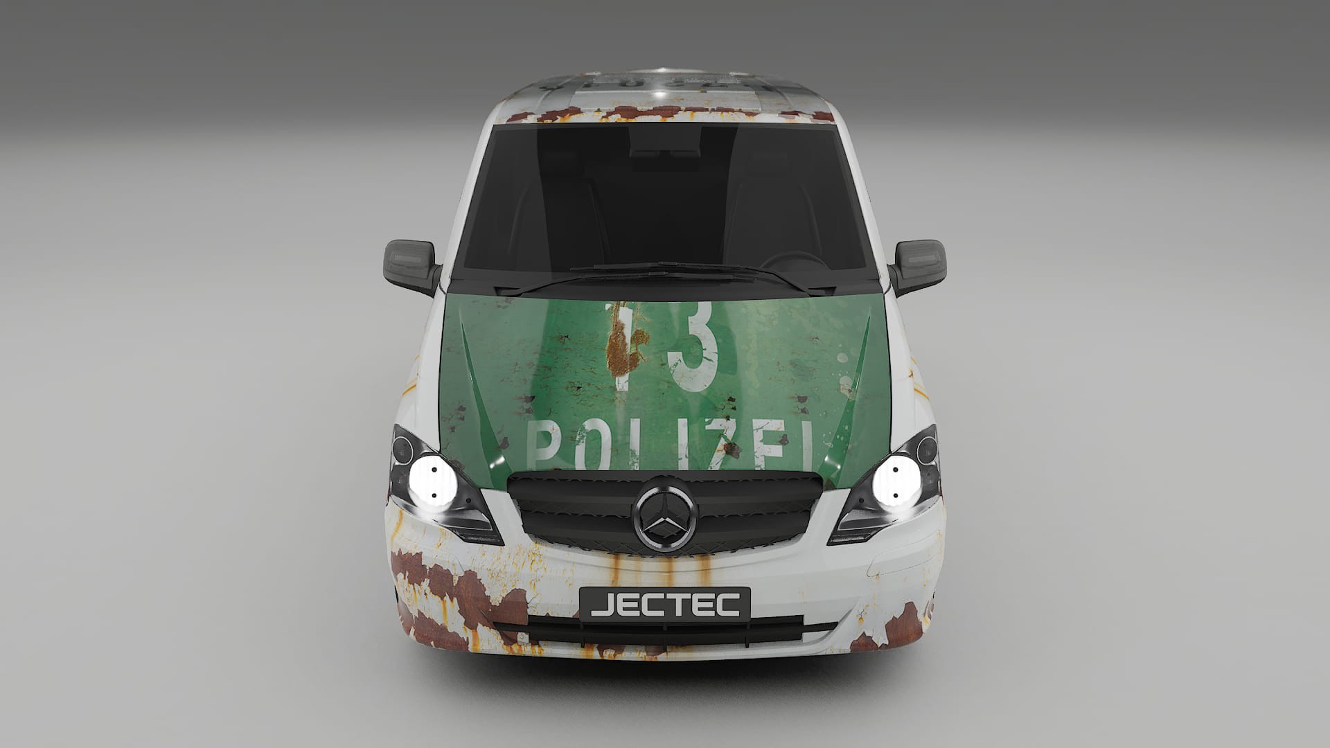 Mercedes Vito Short W639 facelift LCI COBRA 11 – Designad Wrap PPF-sats i utskrivbar polyuretanfilm