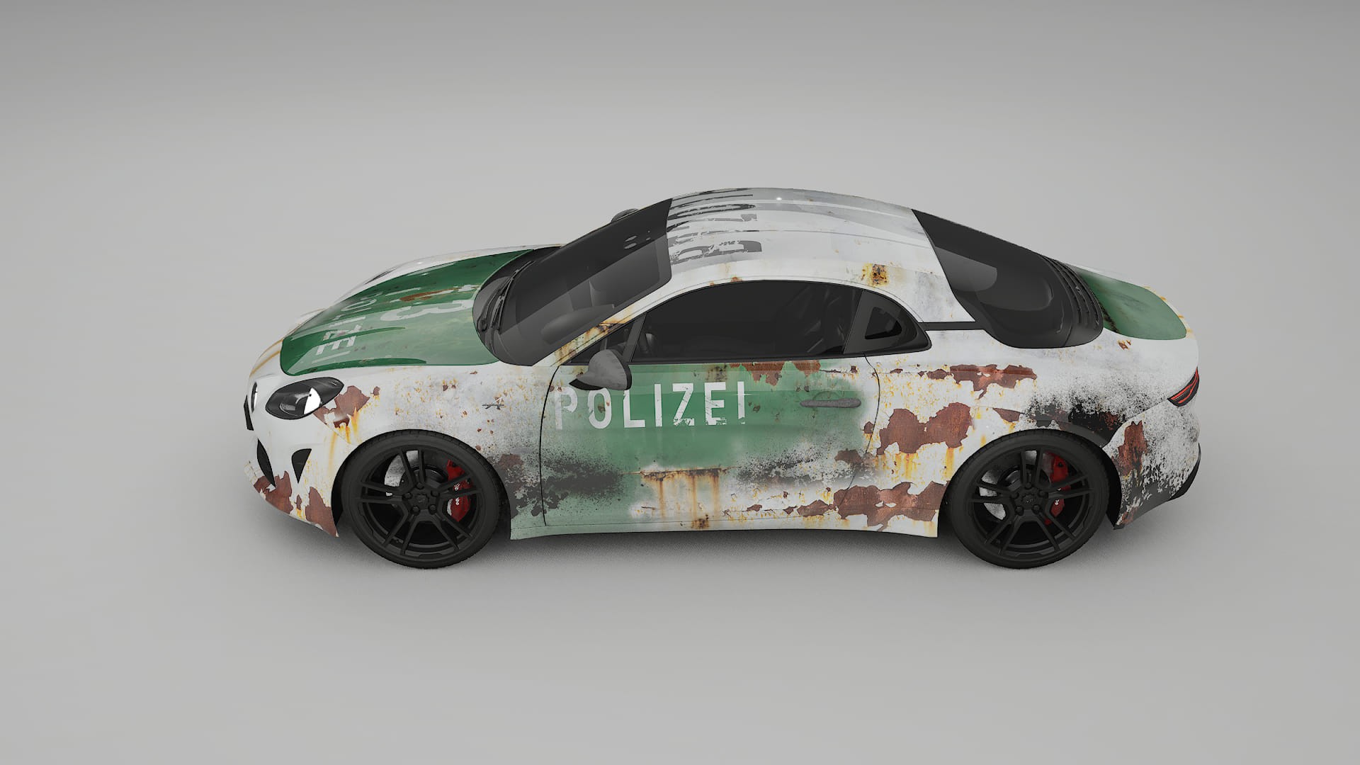 Renault Alpine A110 COBRA 11 – Designad Wrap PPF-sats i utskrivbar polyuretanfilm