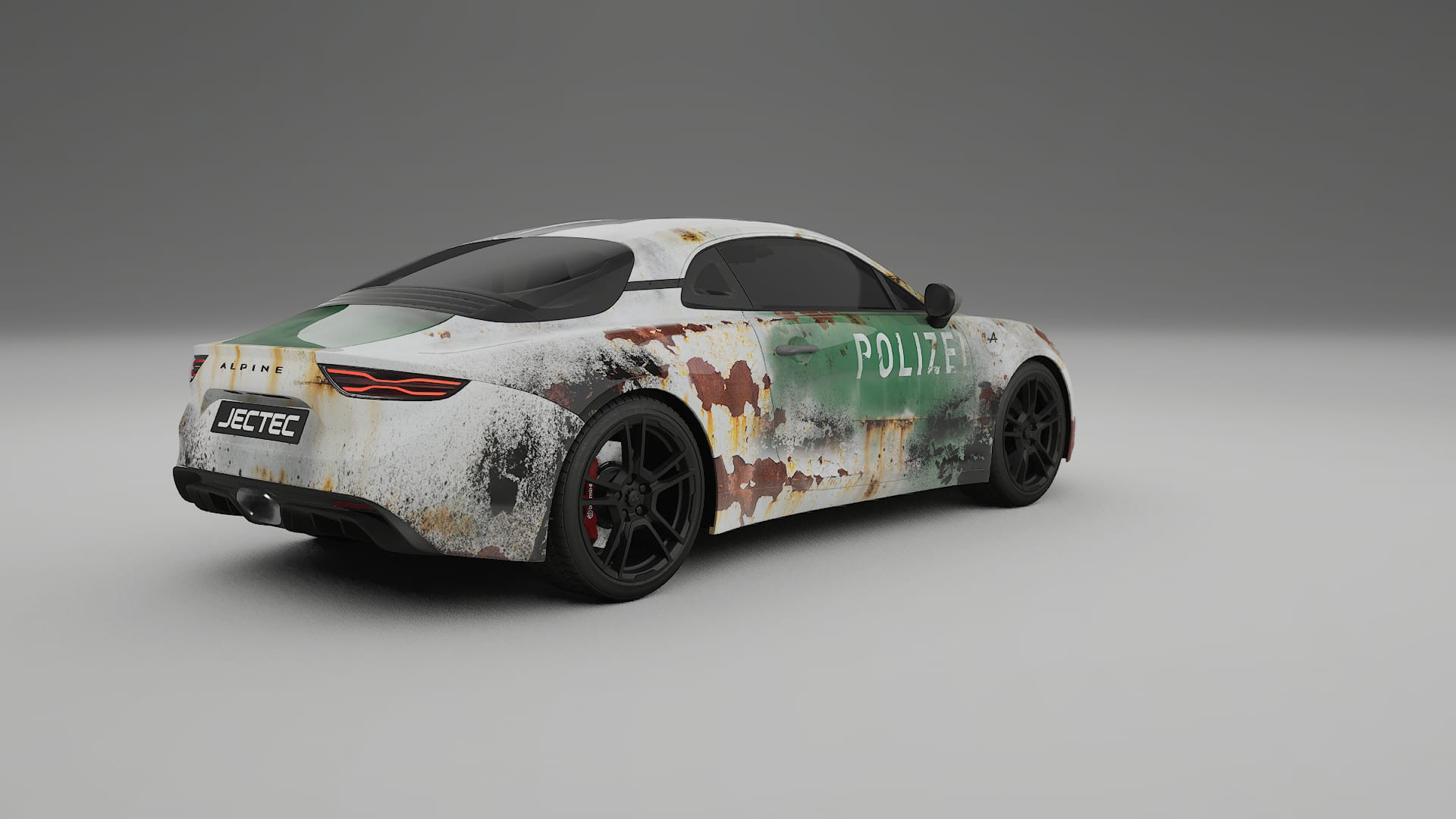 Renault Alpine A110 COBRA 11 – Designad Wrap PPF-sats i utskrivbar polyuretanfilm
