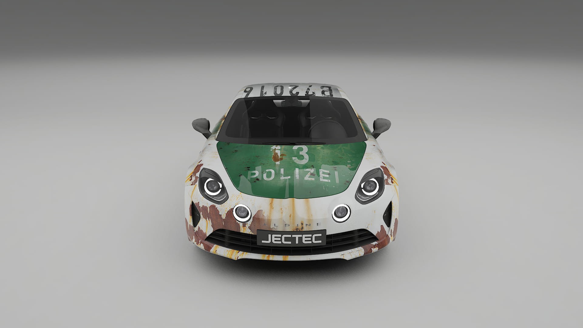Renault Alpine A110 COBRA 11 – Designad Wrap PPF-sats i utskrivbar polyuretanfilm