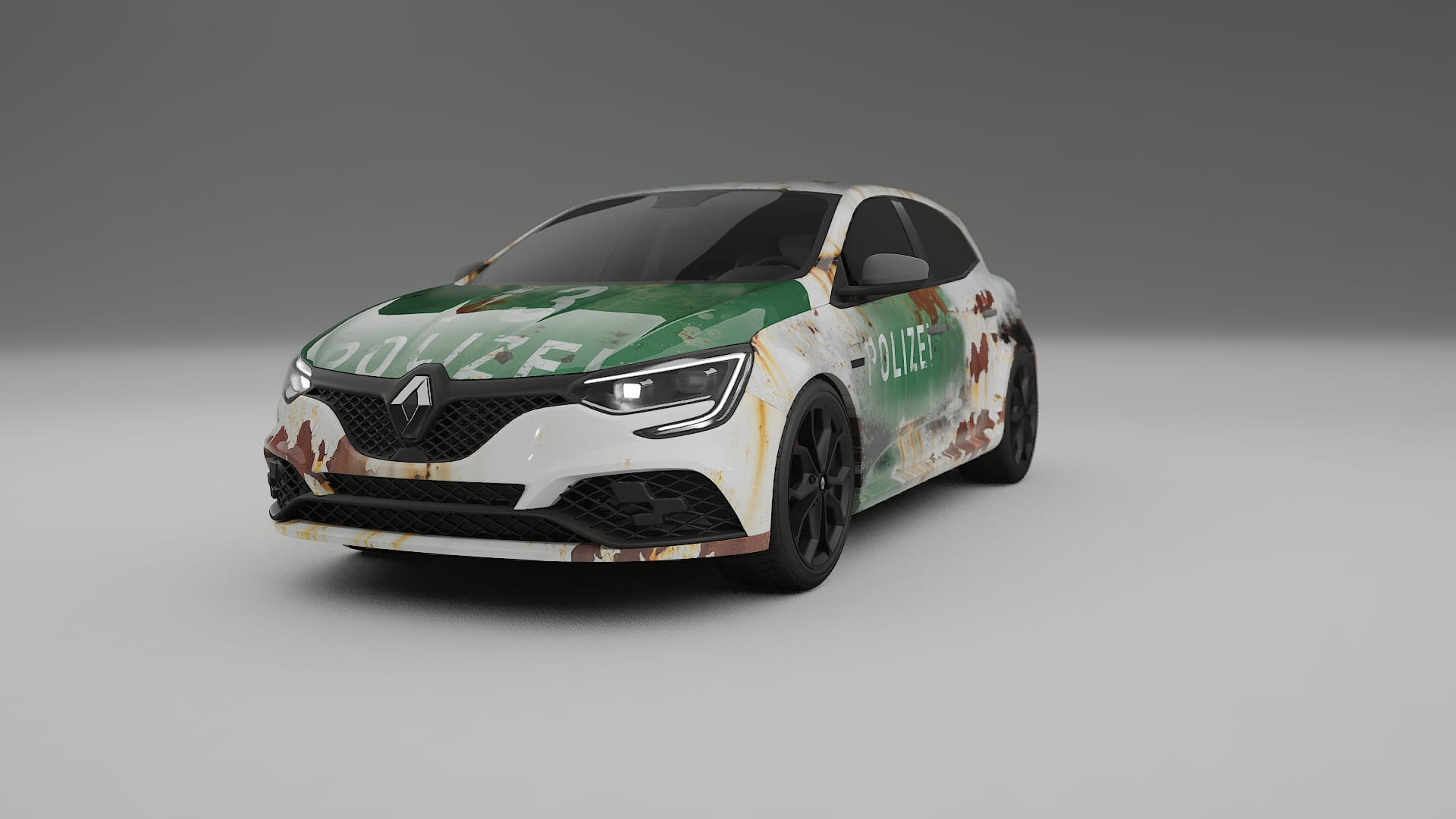 Renault Megane RS IV COBRA 11 – Designad Wrap PPF-sats i utskrivbar polyuretanfilm