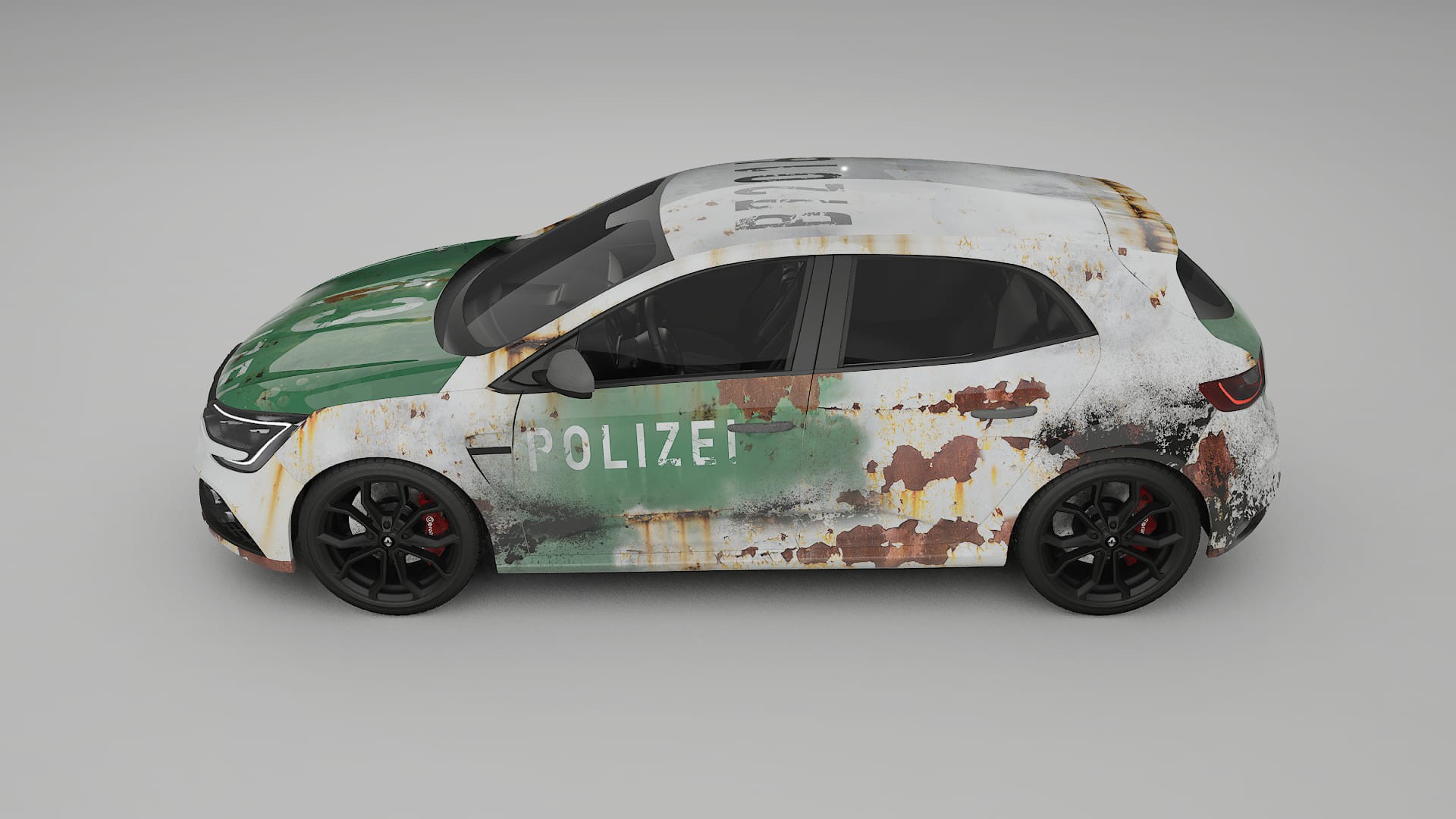 Renault Megane RS IV COBRA 11 – Designad Wrap PPF-sats i utskrivbar polyuretanfilm