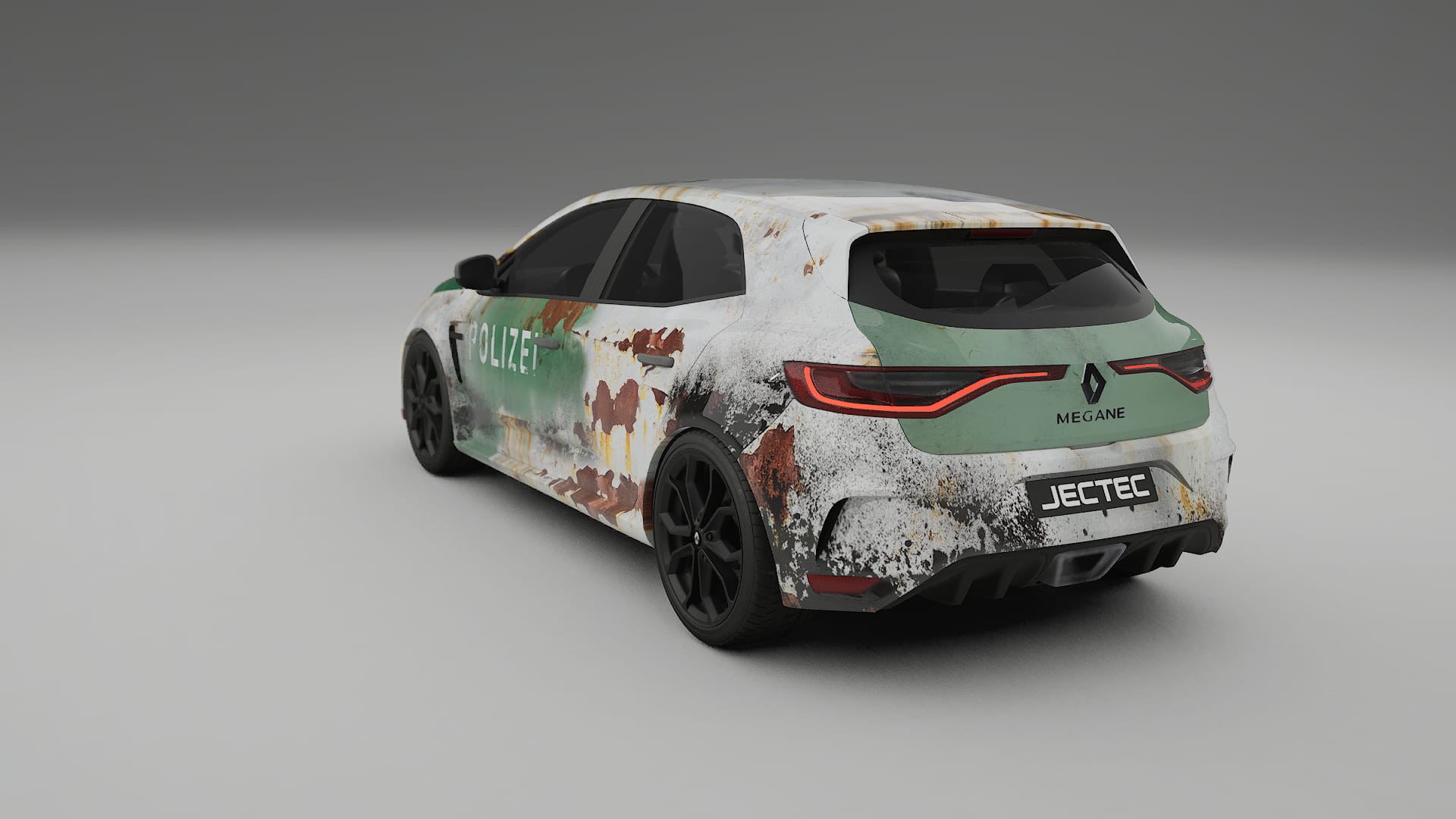 Renault Megane RS IV COBRA 11 – Designad Wrap PPF-sats i utskrivbar polyuretanfilm