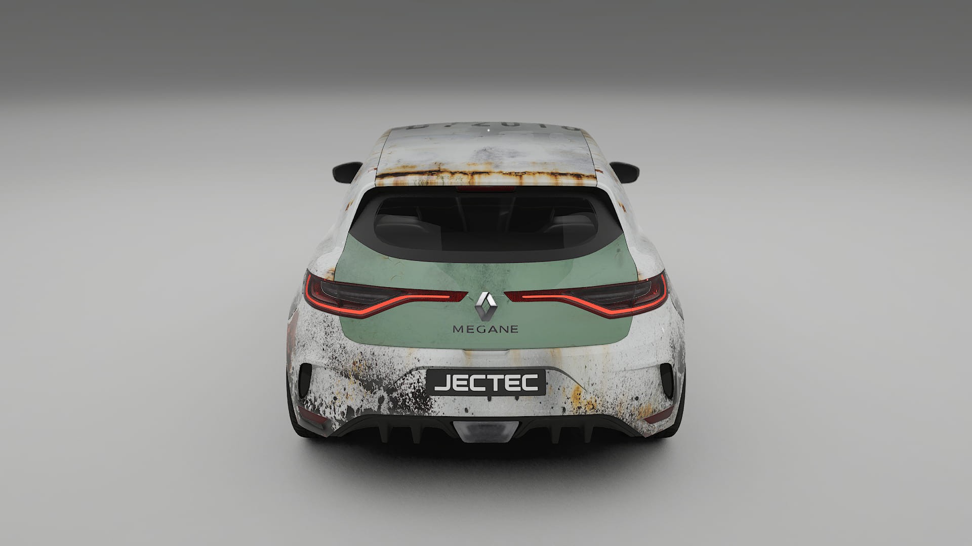 Renault Megane RS IV COBRA 11 – Designad Wrap PPF-sats i utskrivbar polyuretanfilm