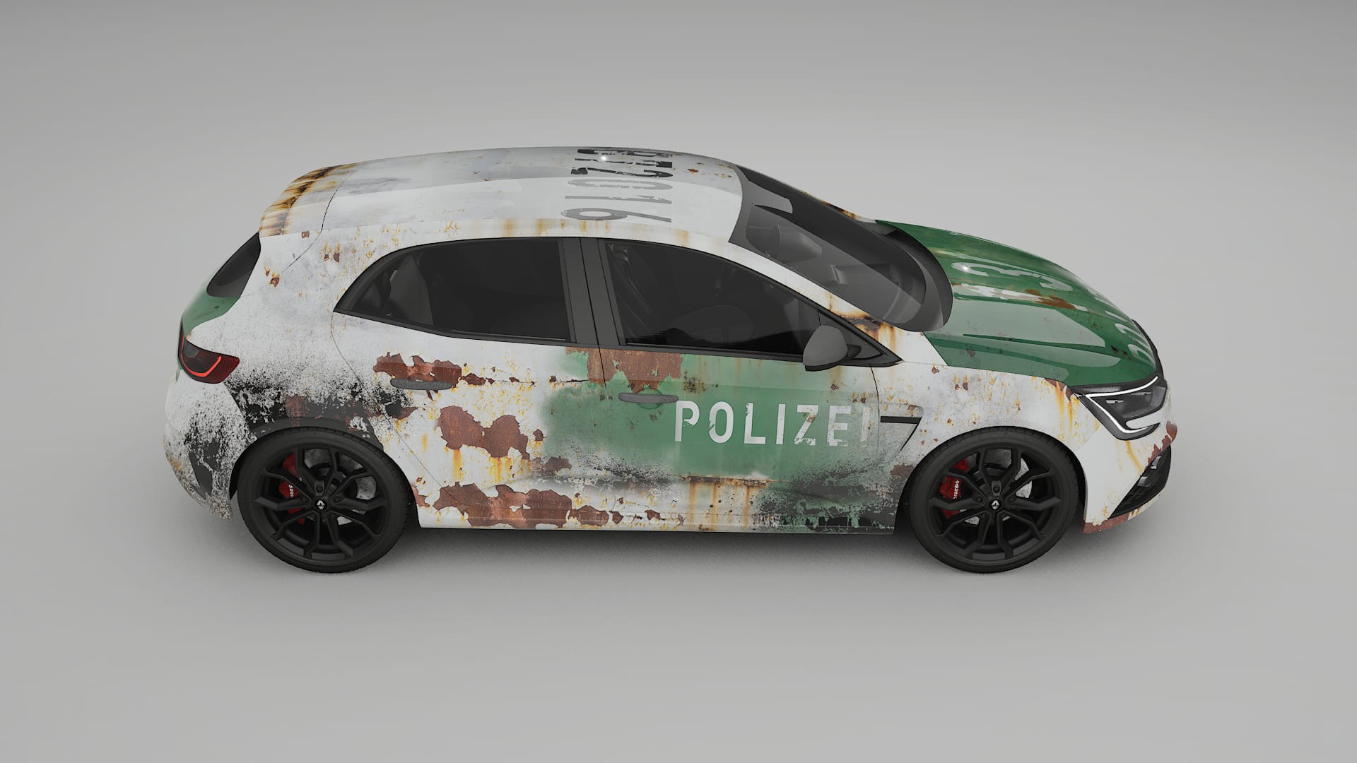 Renault Megane RS IV COBRA 11 – Designad Wrap PPF-sats i utskrivbar polyuretanfilm