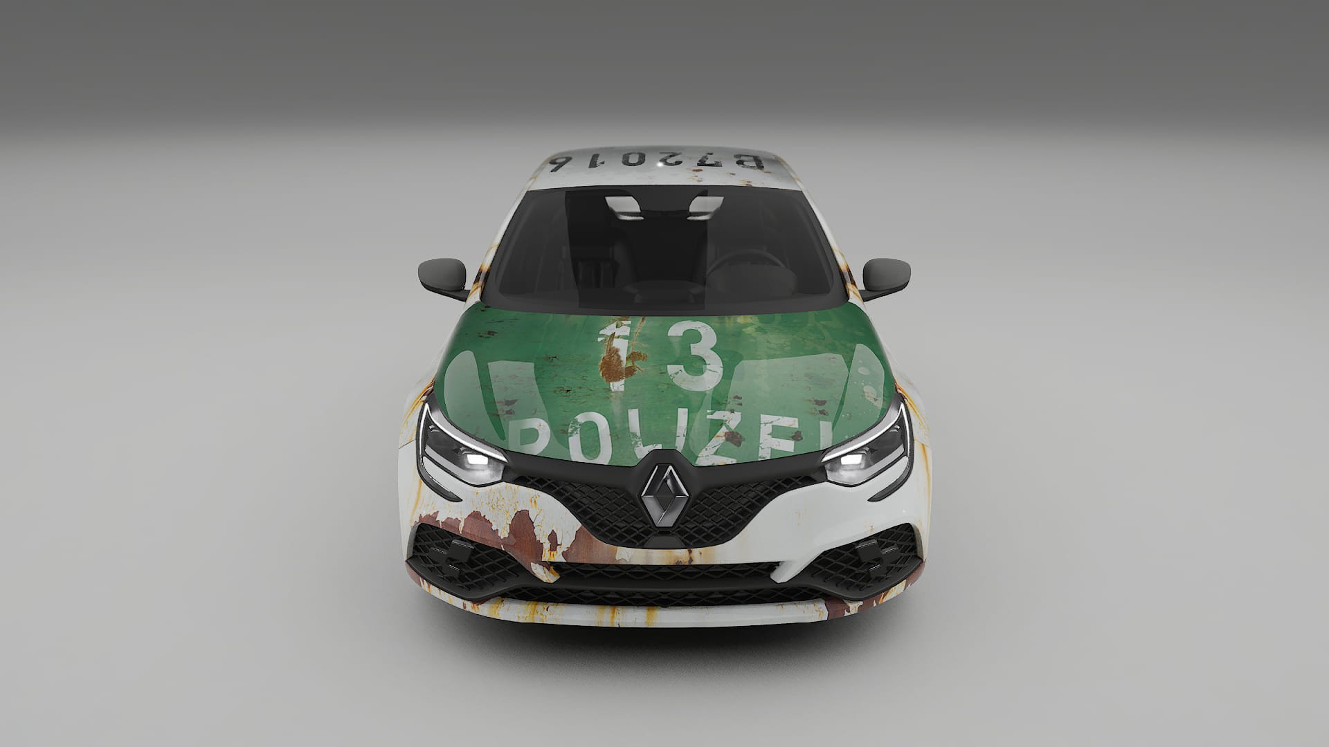 Renault Megane RS IV COBRA 11 – Designad Wrap PPF-sats i utskrivbar polyuretanfilm