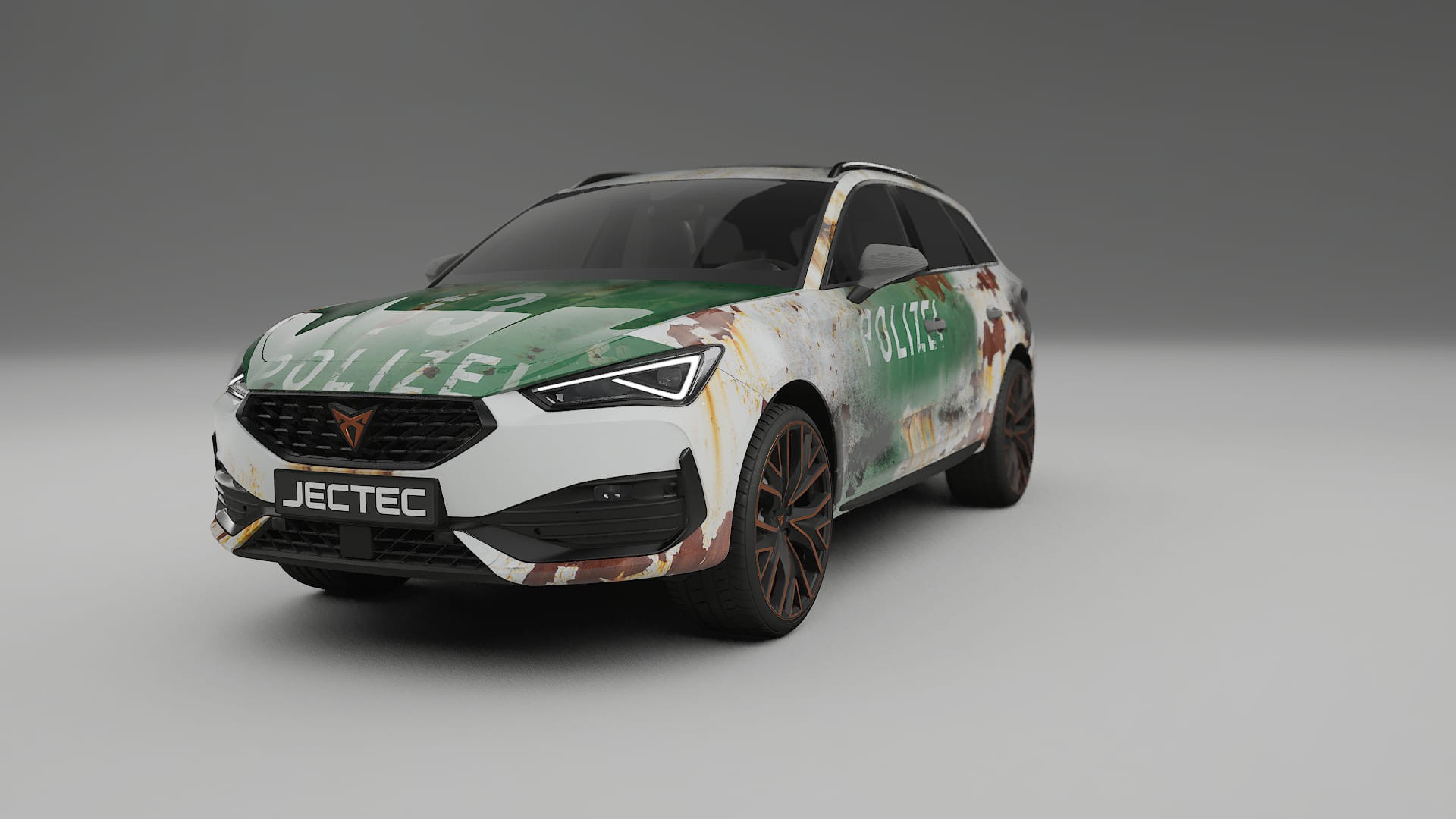 Seat Leon Cupra KL COBRA 11 – Designad Wrap PPF-sats i utskrivbar polyuretanfilm