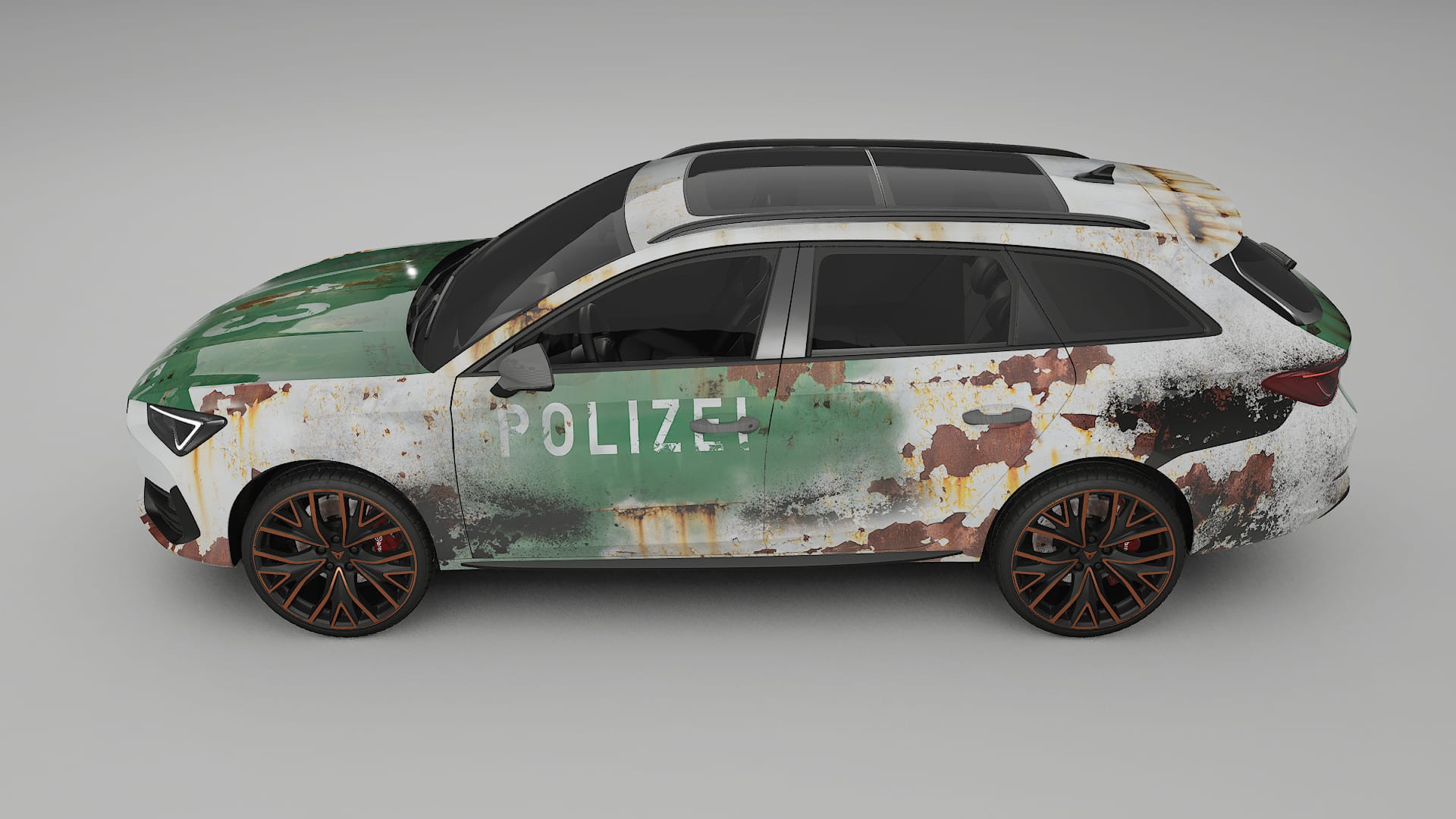 Seat Leon Cupra KL COBRA 11 – Designad Wrap PPF-sats i utskrivbar polyuretanfilm