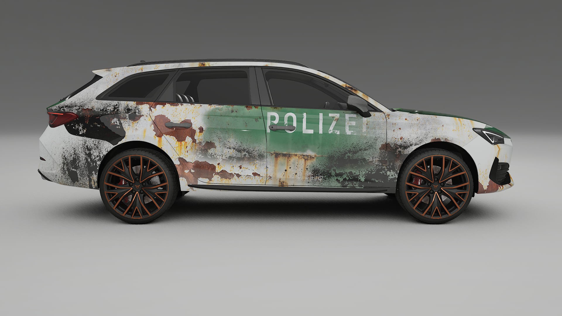 Seat Leon Cupra KL COBRA 11 – Designad Wrap PPF-sats i utskrivbar polyuretanfilm