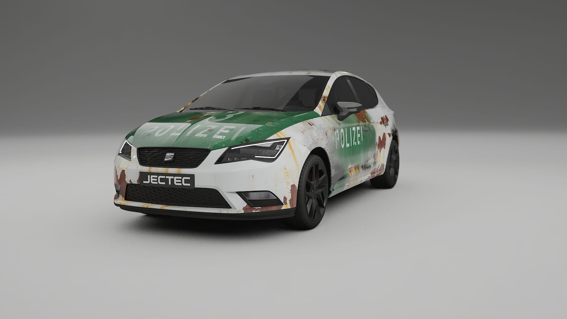 Seat Leon FR 5F COBRA 11 – Designad Wrap PPF-sats i utskrivbar polyuretanfilm
