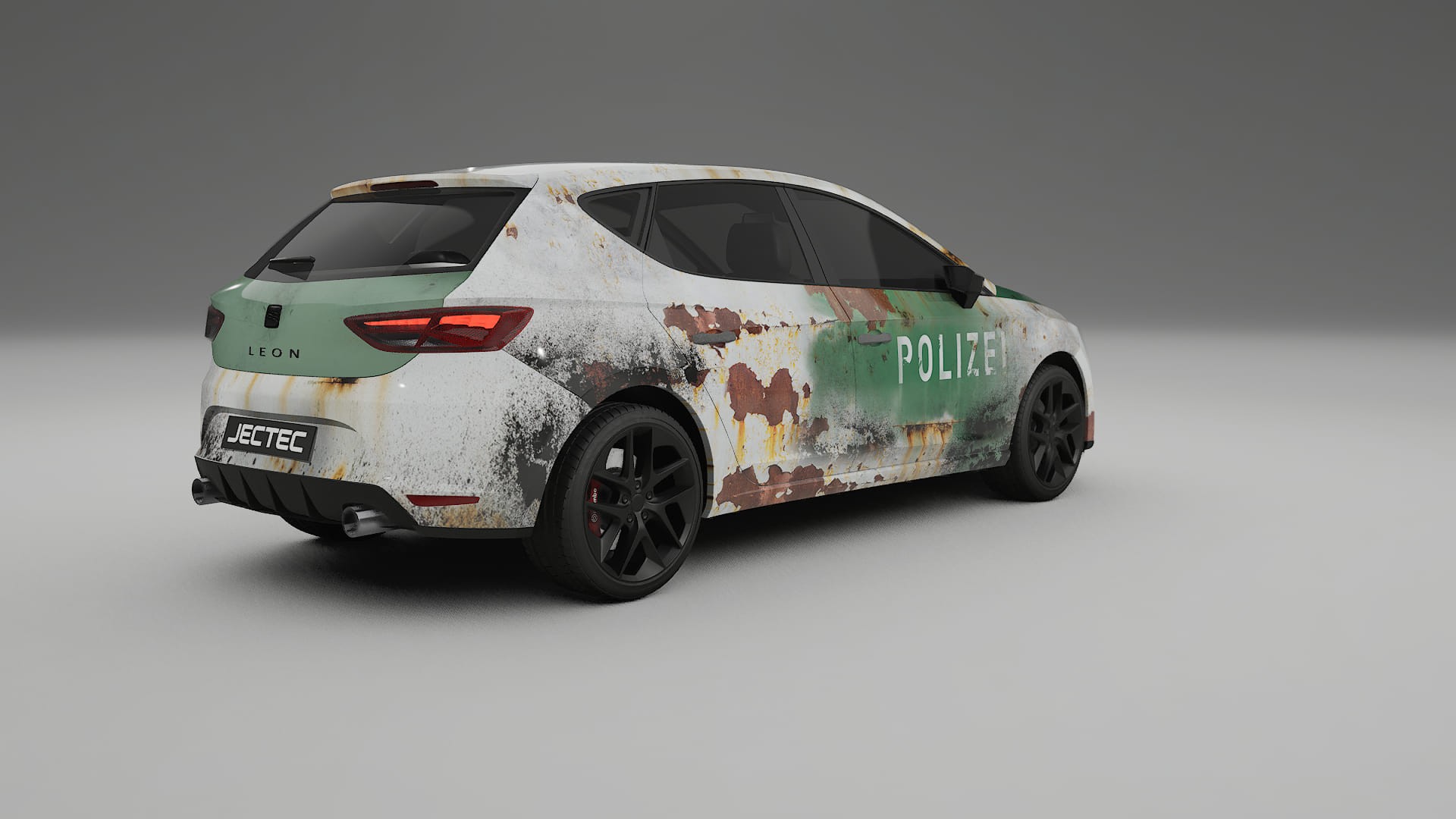 Seat Leon FR 5F COBRA 11 – Designad Wrap PPF-sats i utskrivbar polyuretanfilm